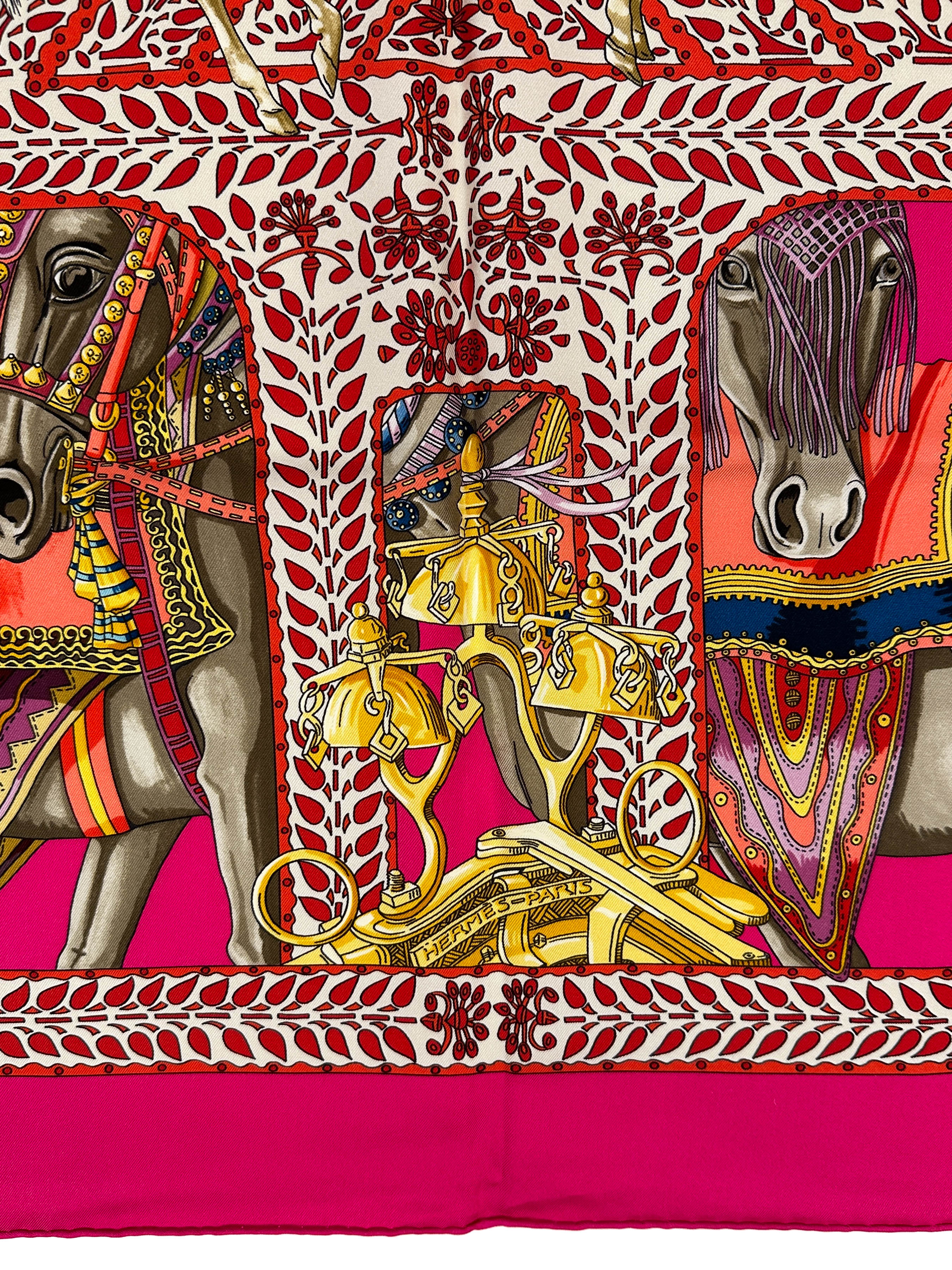 Hermès La Danse du Cheval Marwari 90