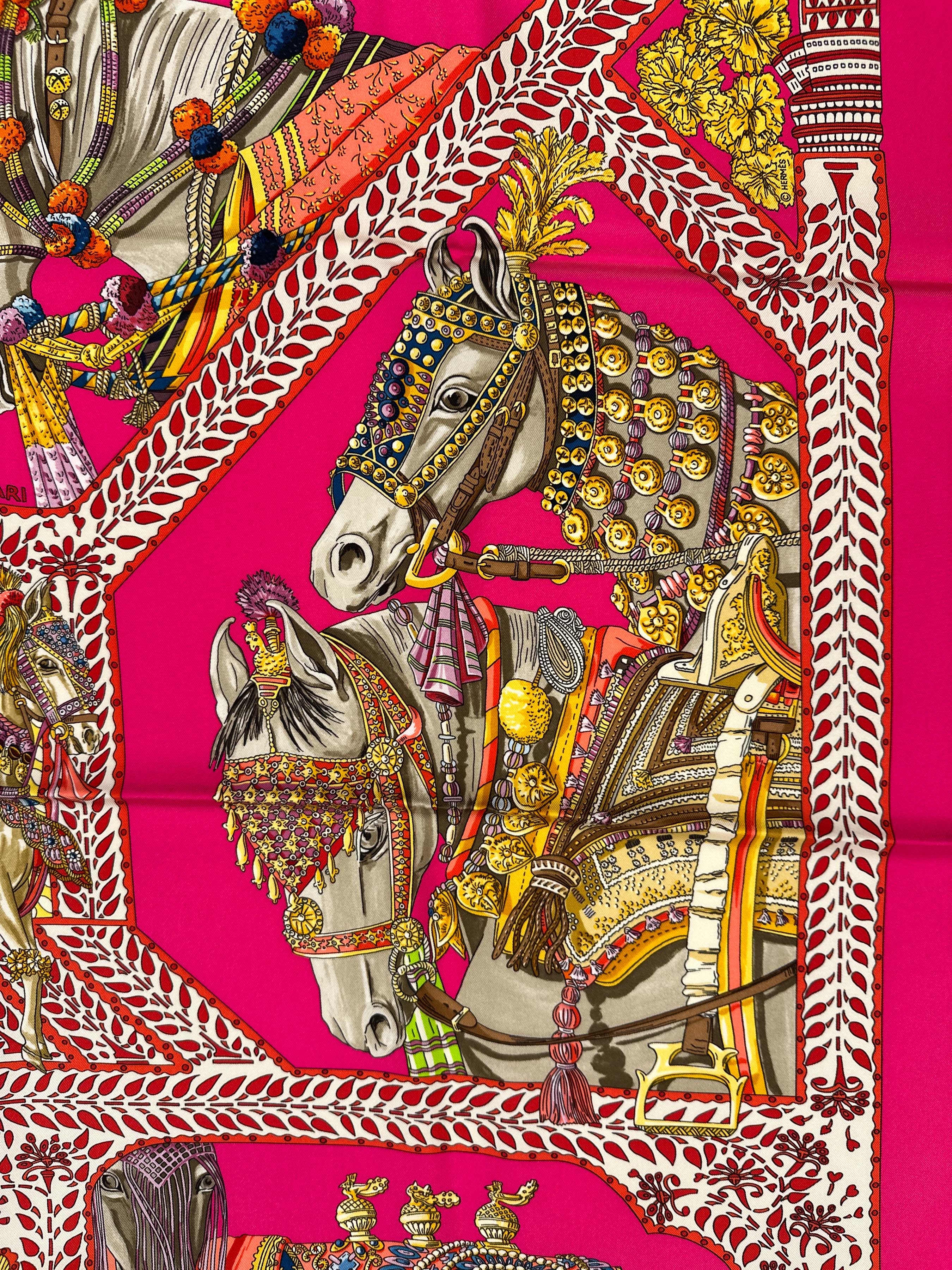Hermès La Danse du Cheval Marwari 90