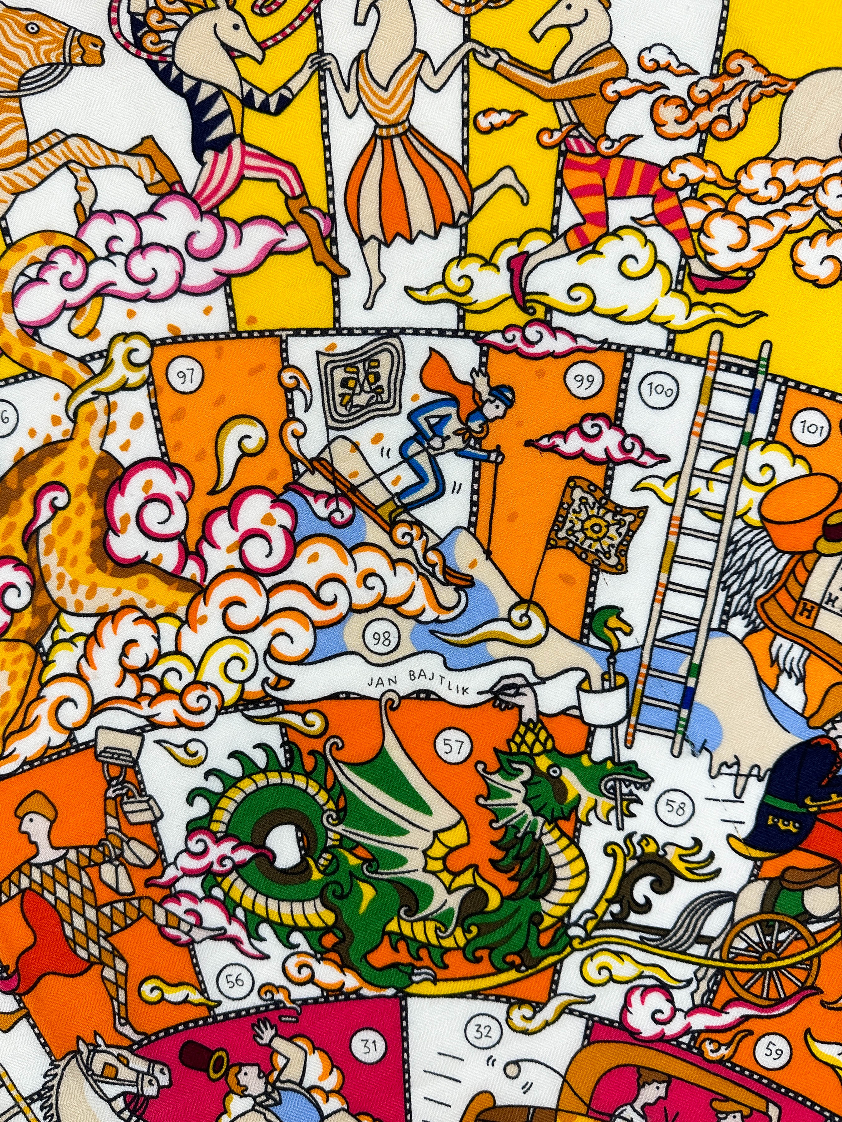 Hermès L’Epopée d’Hermès Cashmere Silk 140