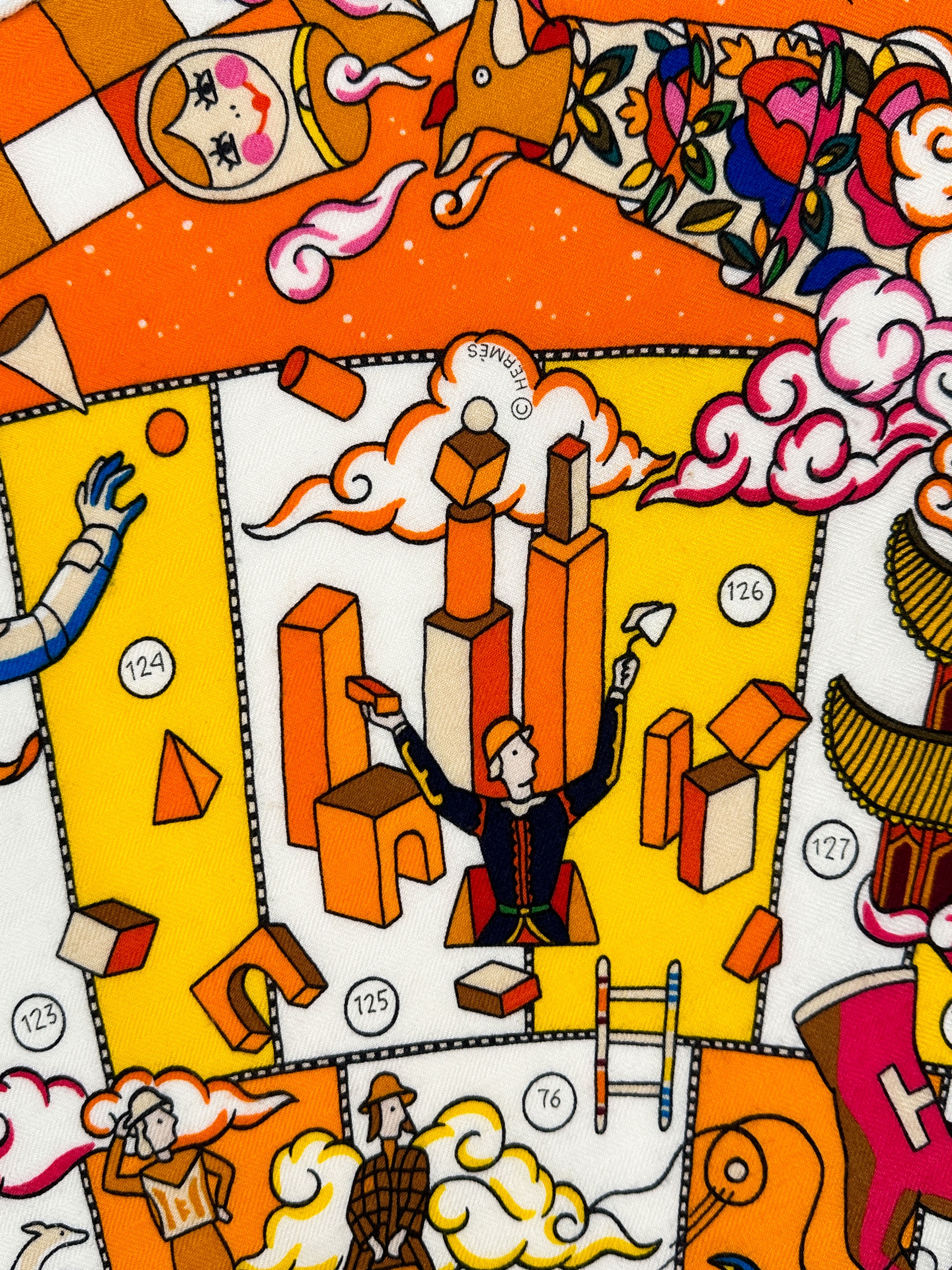 Hermès L’Epopée d’Hermès Cashmere Silk 140