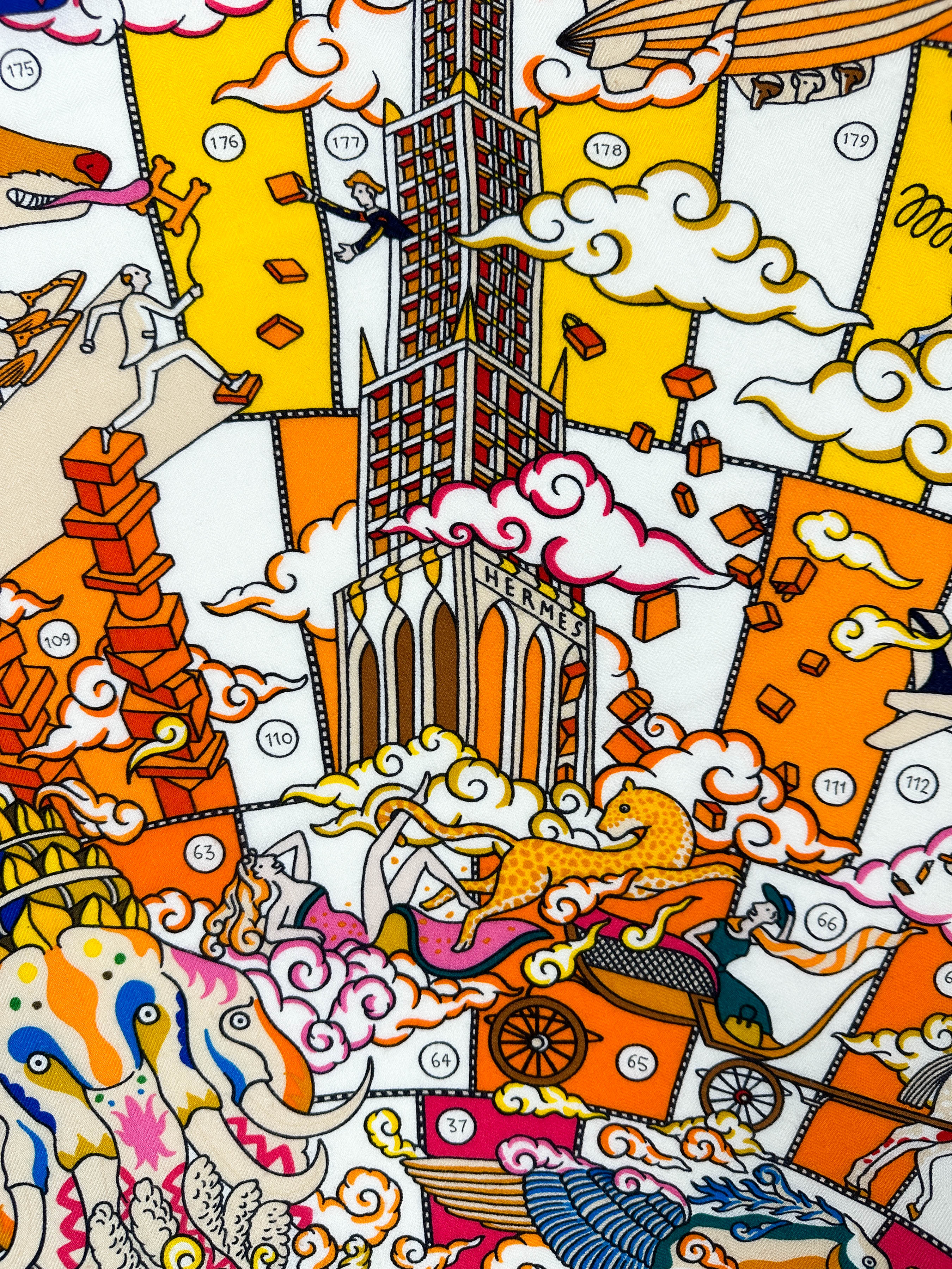 Hermès L’Epopée d’Hermès Cashmere Silk 140
