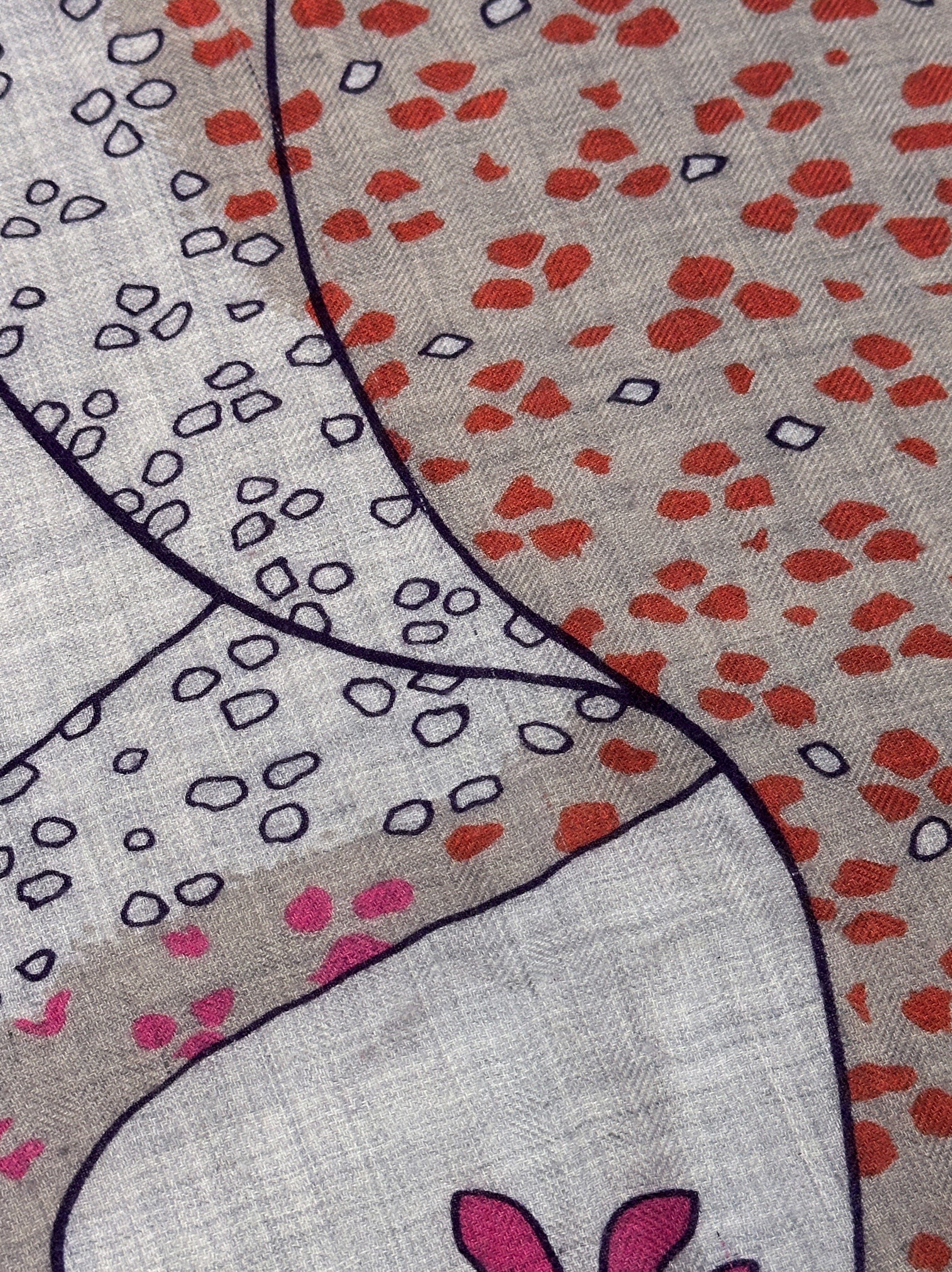 Hermès Les Leopards Cashmere Silk 140