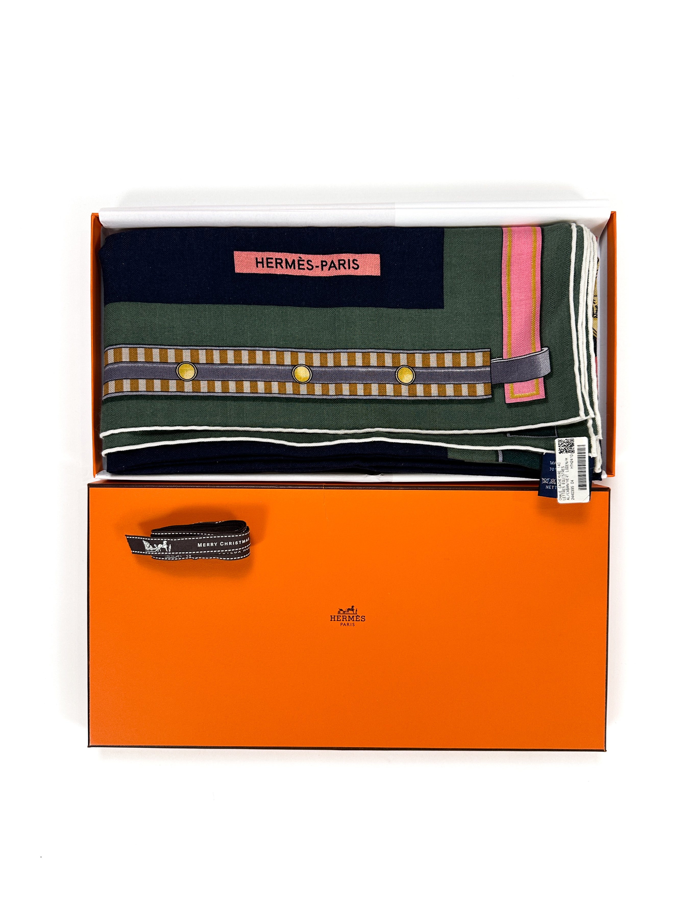 Hermès Lettres Equestres Cashmere Silk 140