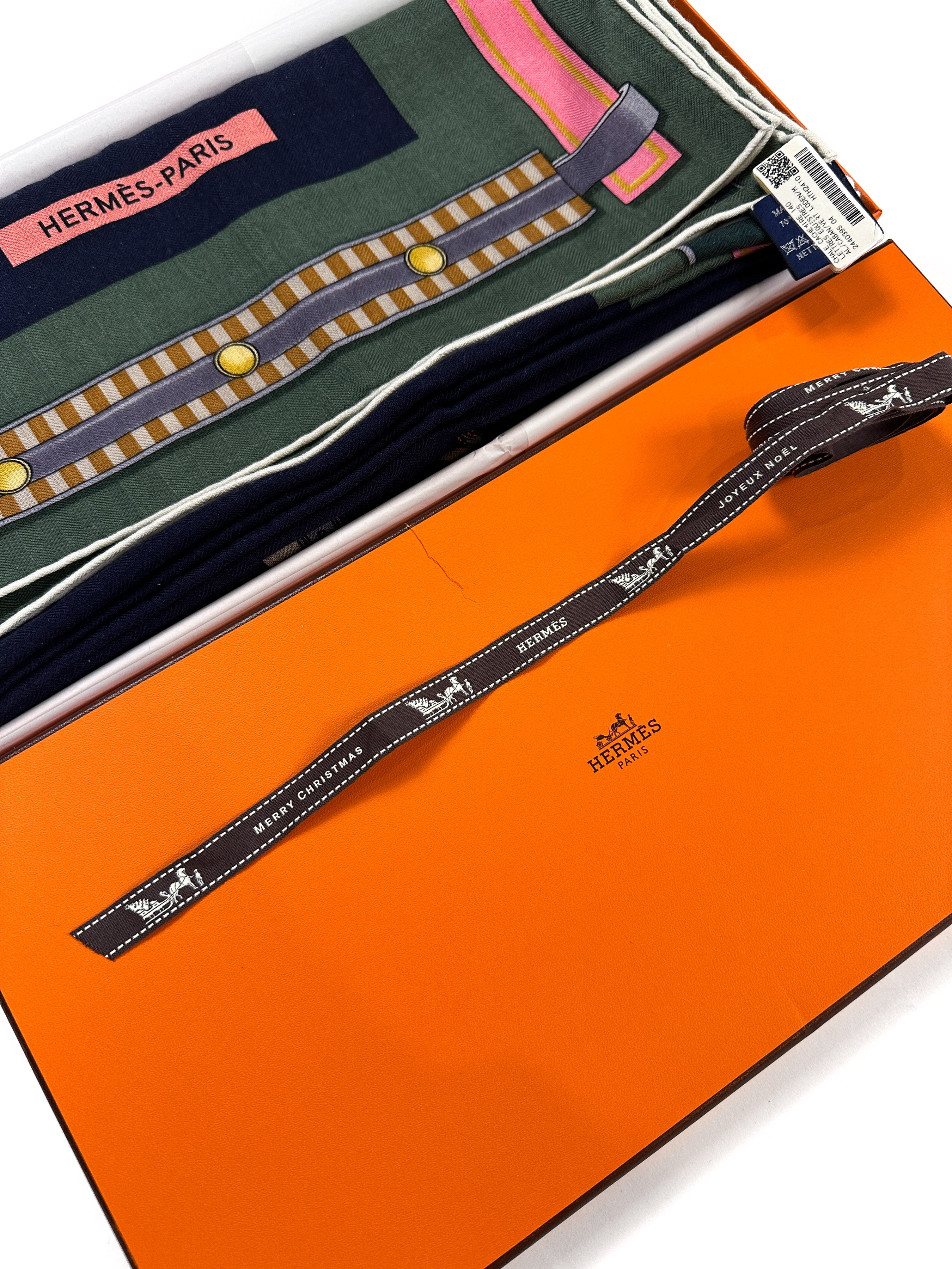 Hermès Lettres Equestres Cashmere Silk 140