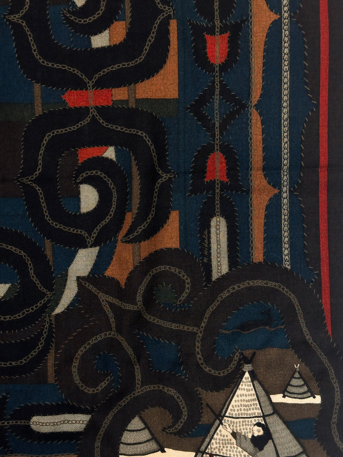 Hermès Esprit Aïnou Cashmere Silk 140
