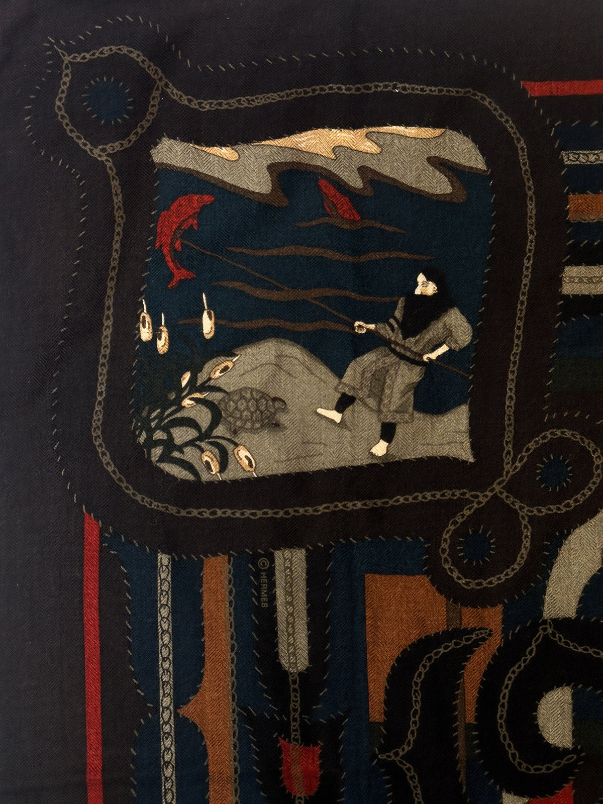 Hermès Esprit Aïnou Cashmere Silk 140