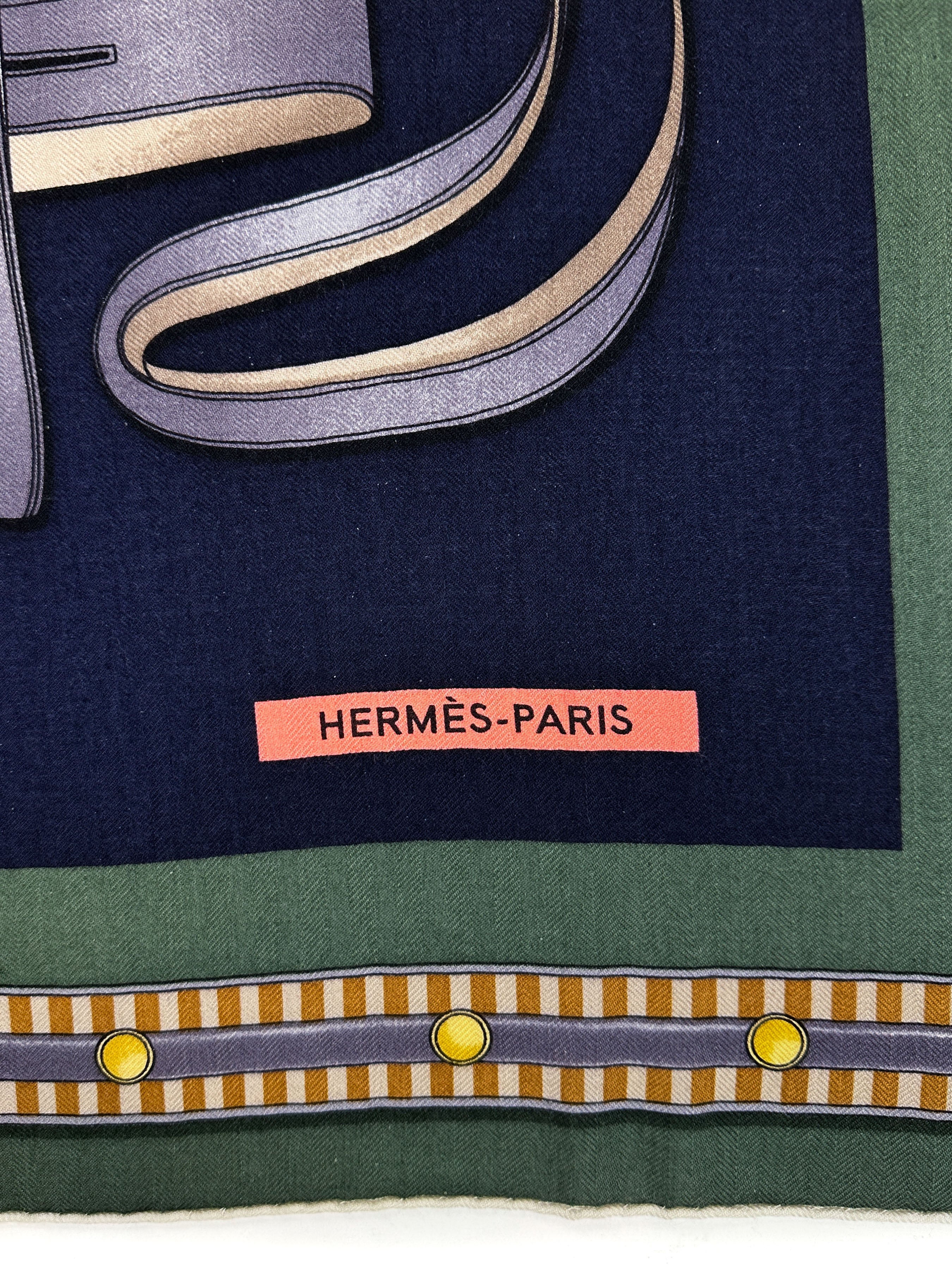 Hermès Lettres Equestres Cashmere Silk 140