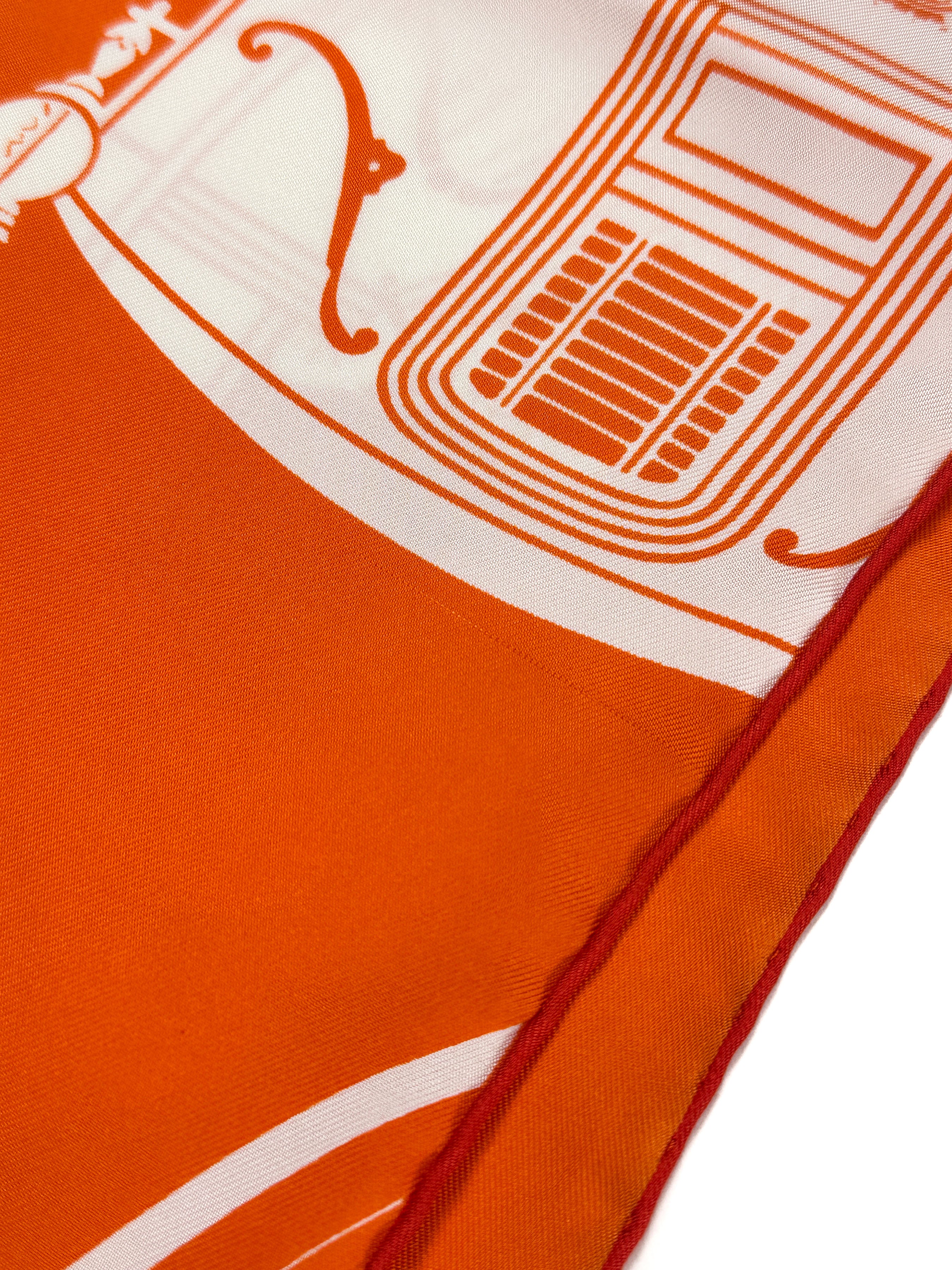 Hermès Ex-Libris Fringe Shawl