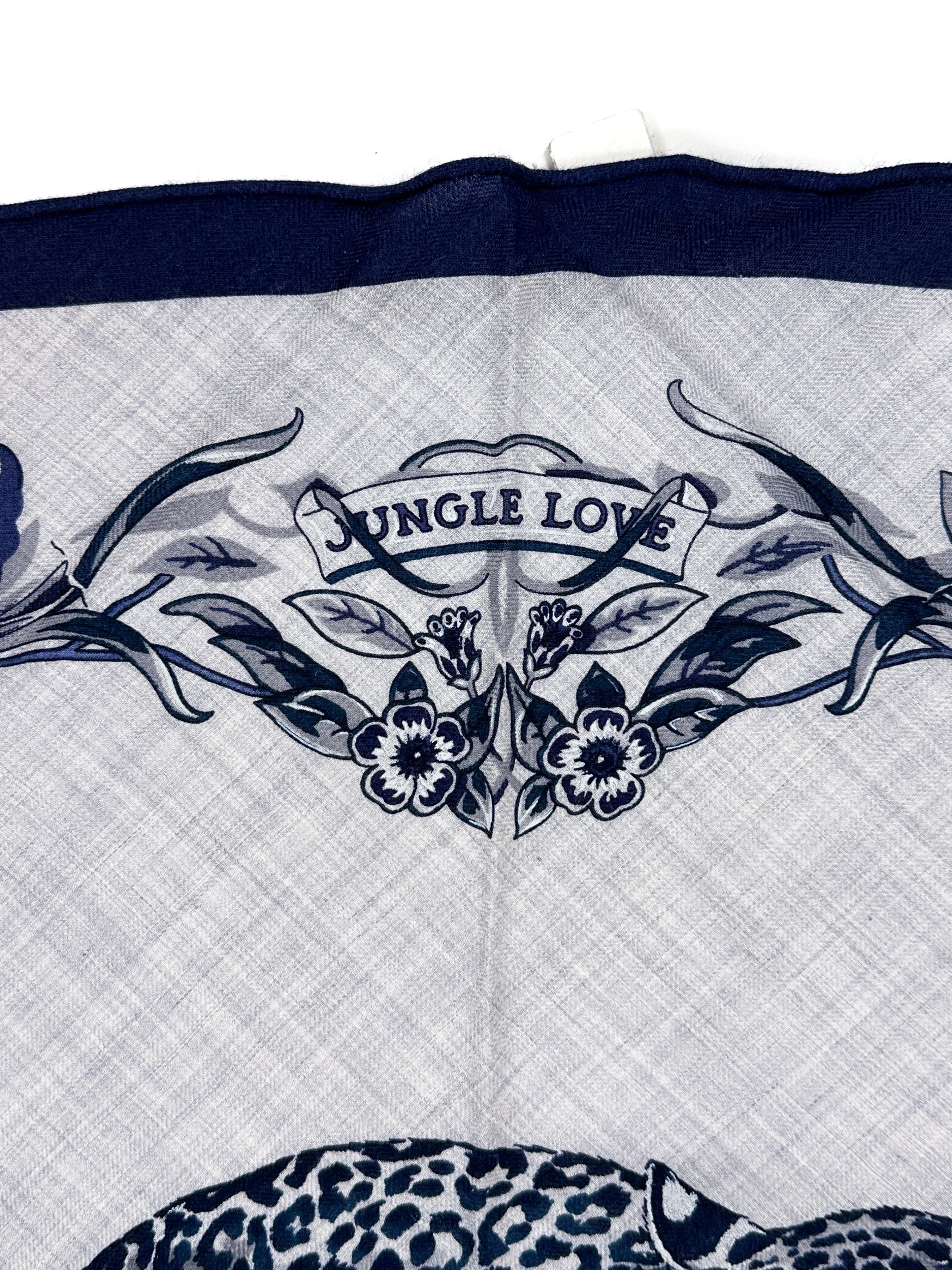 Hermès Jungle Love Cashmere Silk Giant Triangle