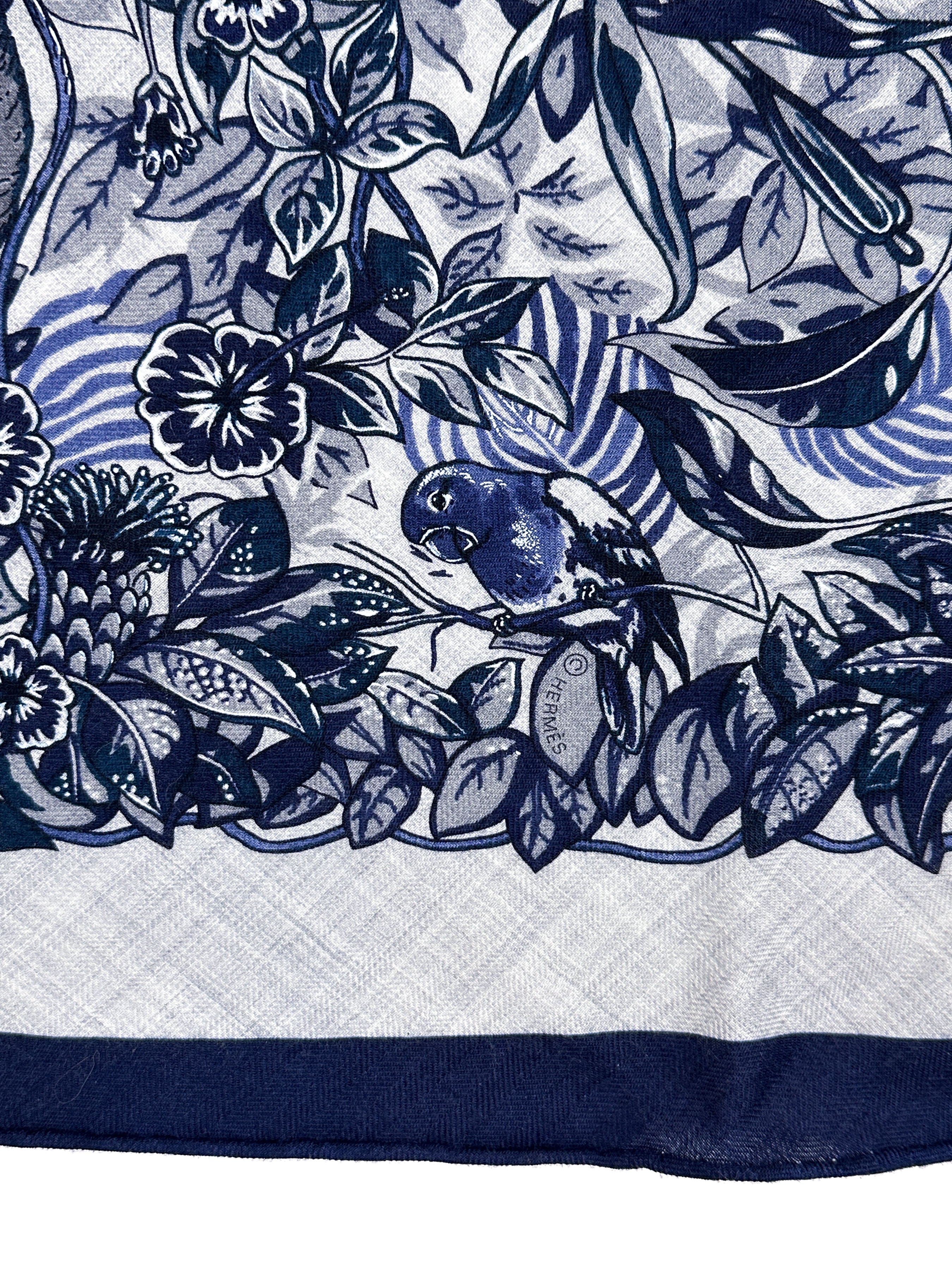 Hermès Jungle Love Cashmere Silk Giant Triangle