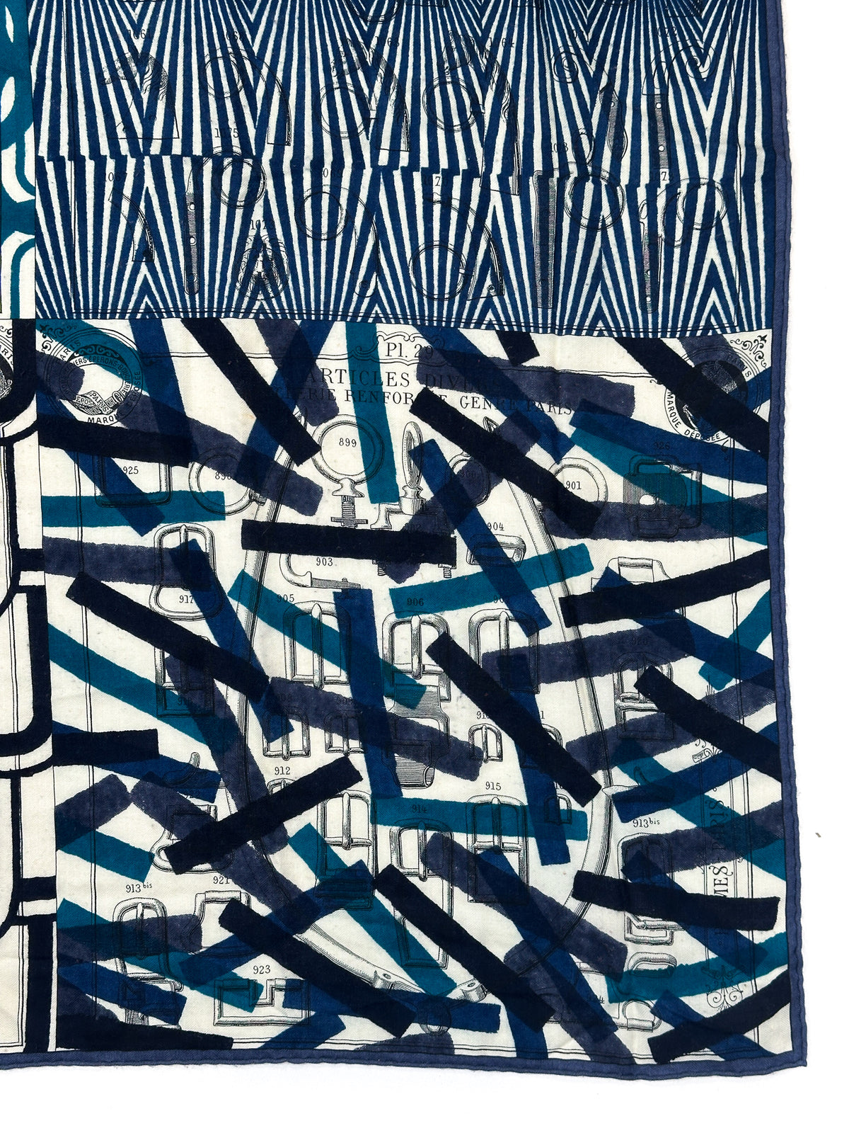 Hermès Manufacture de Boucleries Cashmere Silk 140
