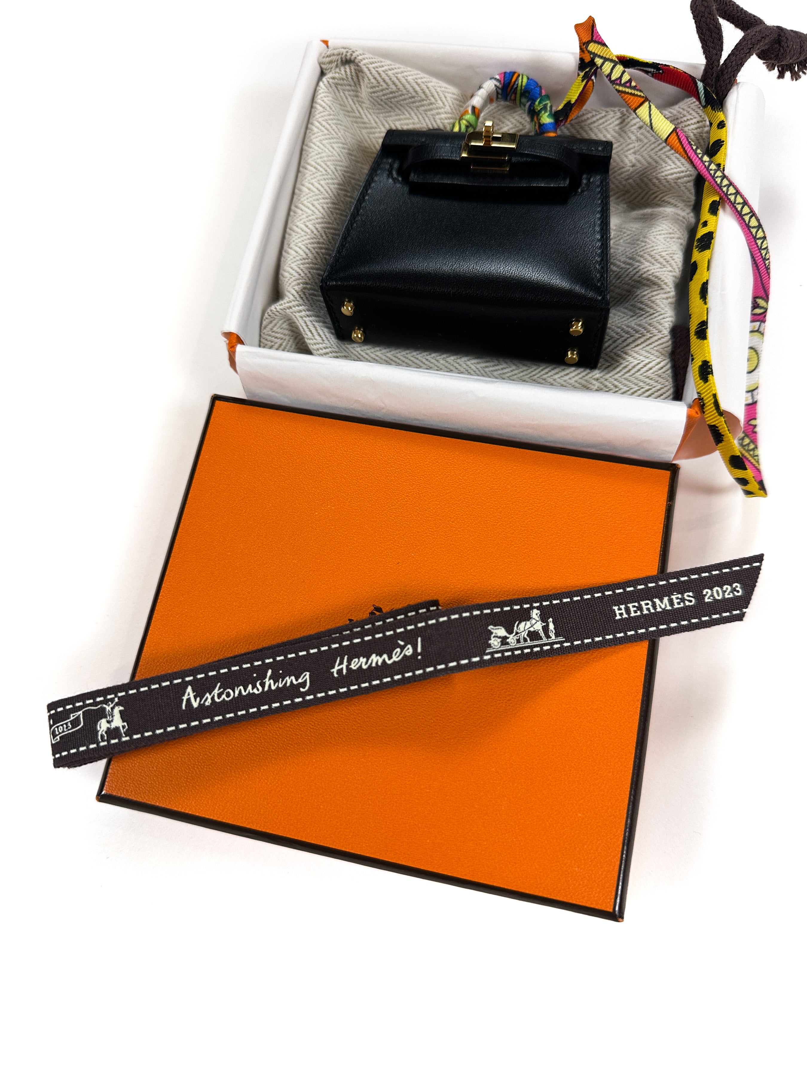 Hermès Kelly Twill Micro Mini Kelly Charm