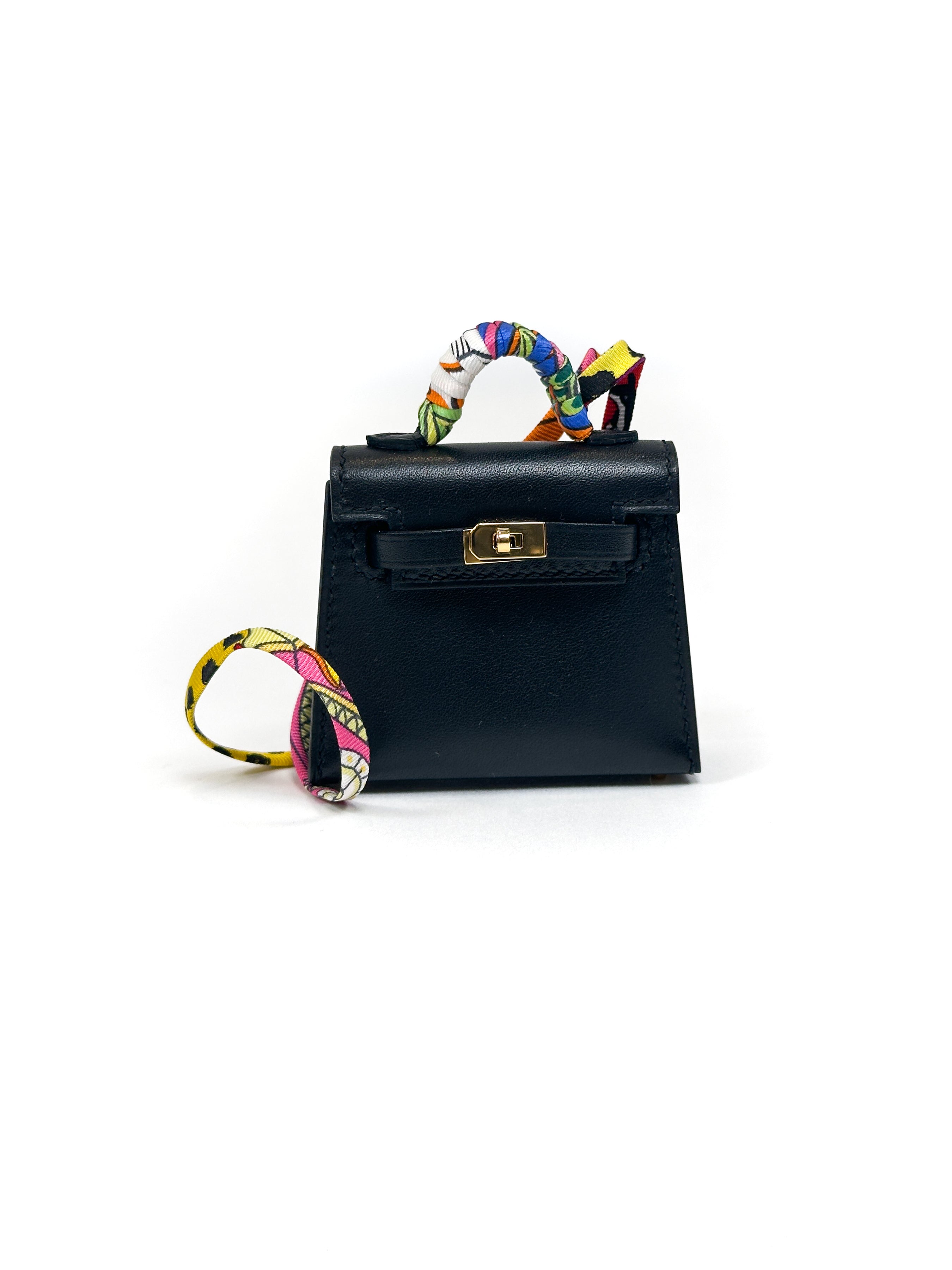 Hermès Kelly Twill Micro Mini Kelly Charm