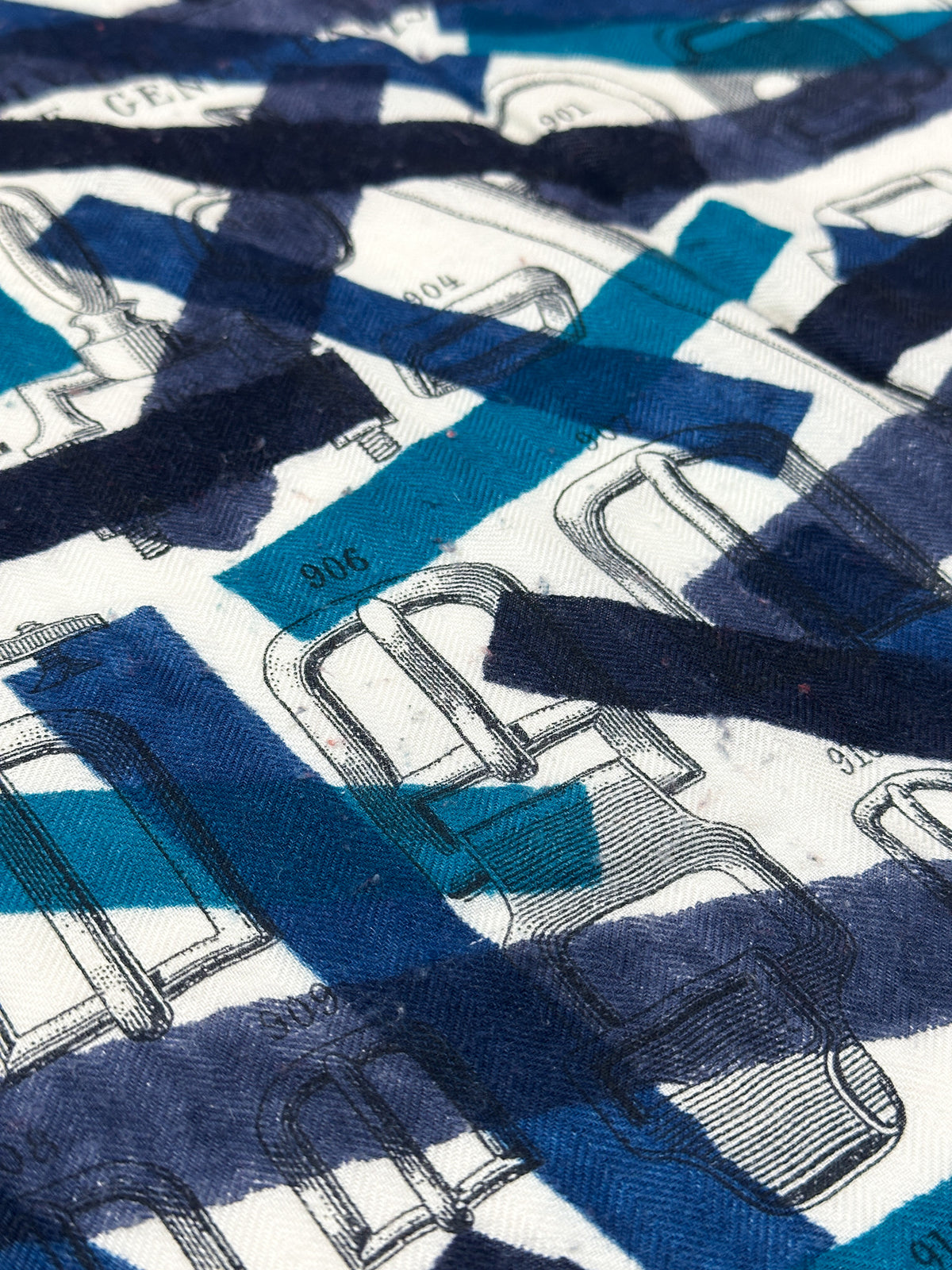 Hermès Manufacture de Boucleries Cashmere Silk 140