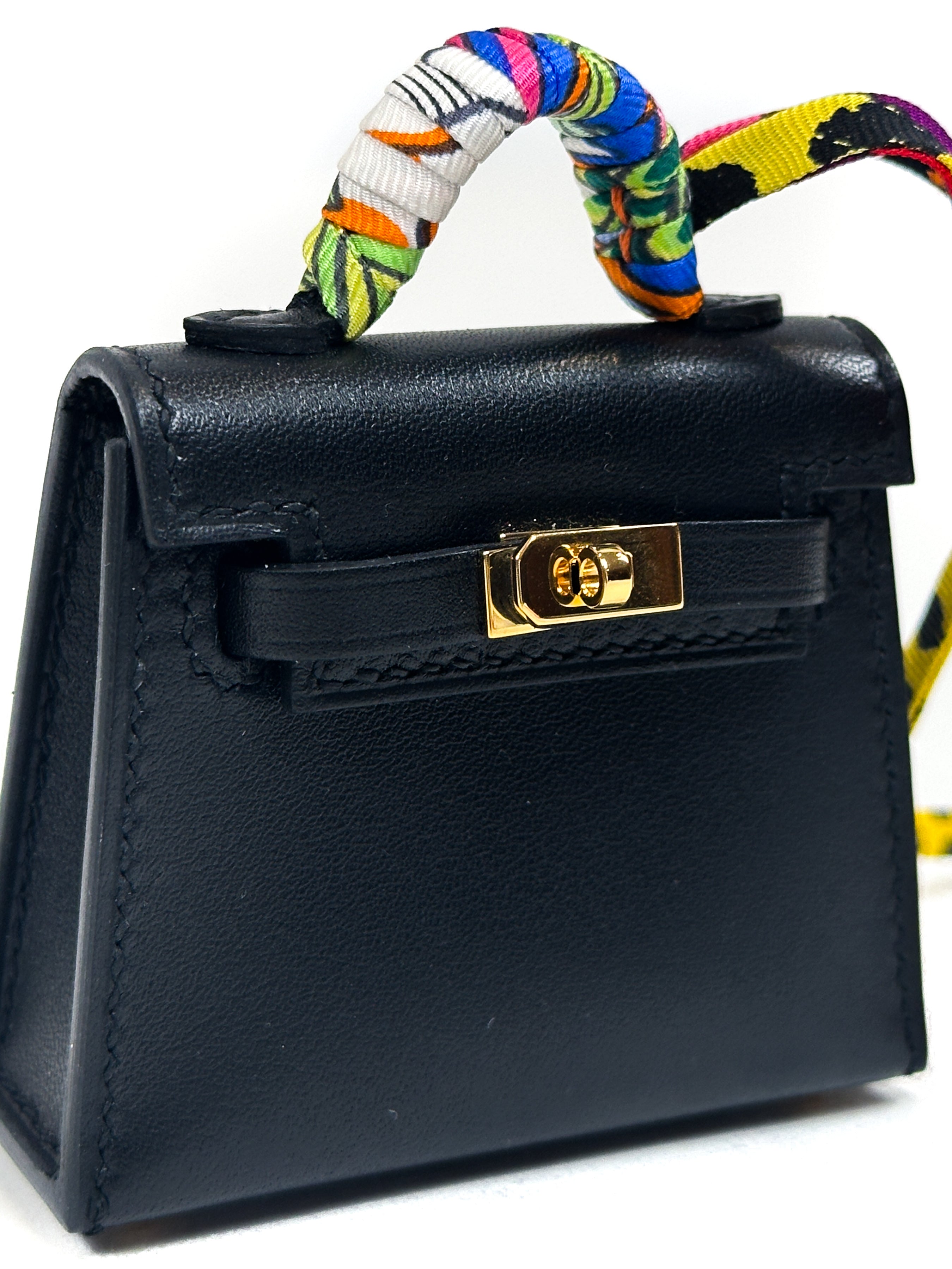 Hermès Kelly Twill Micro Mini Kelly Charm