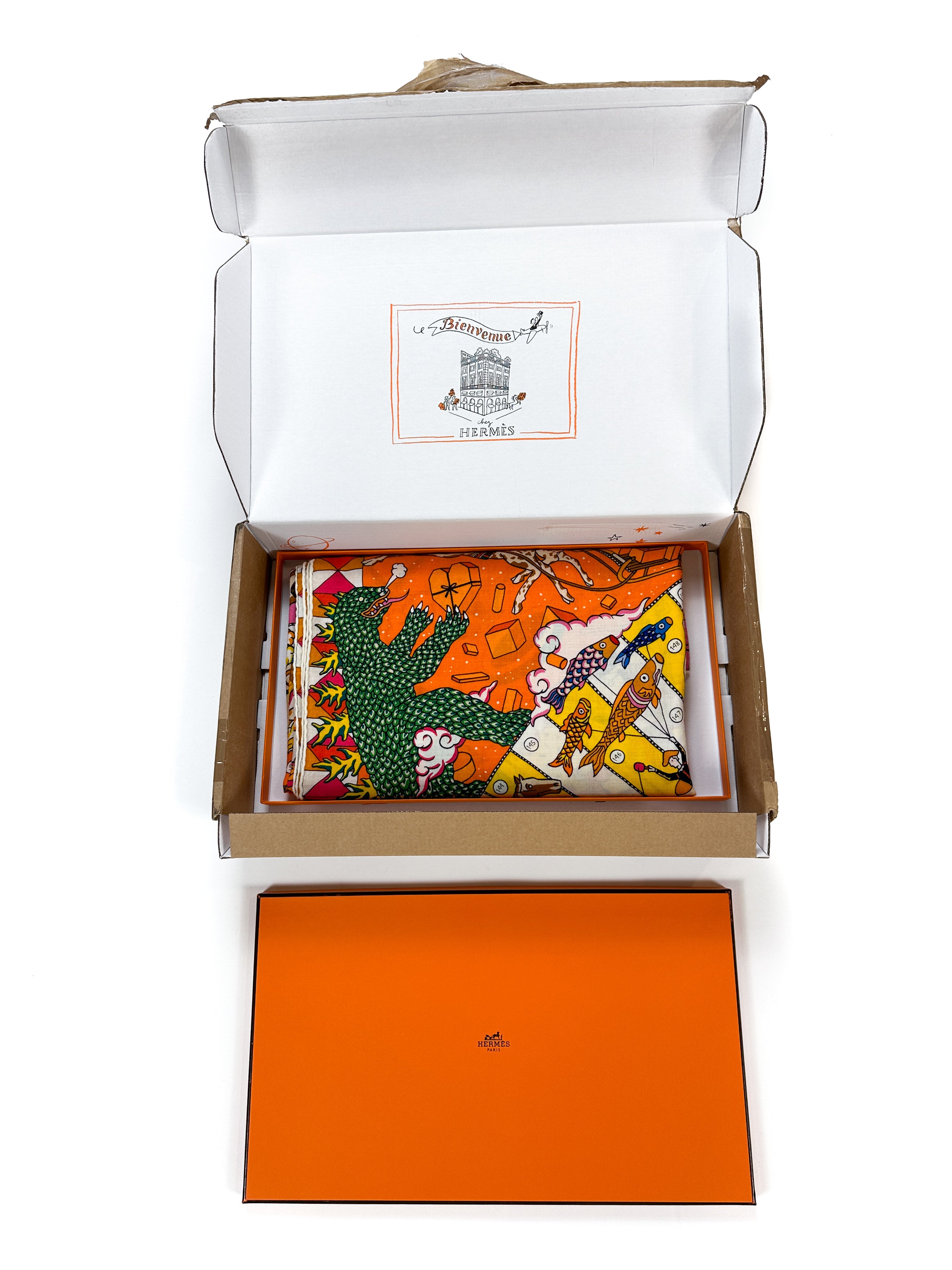 Hermès L’Epopée d’Hermès Cashmere Silk 140