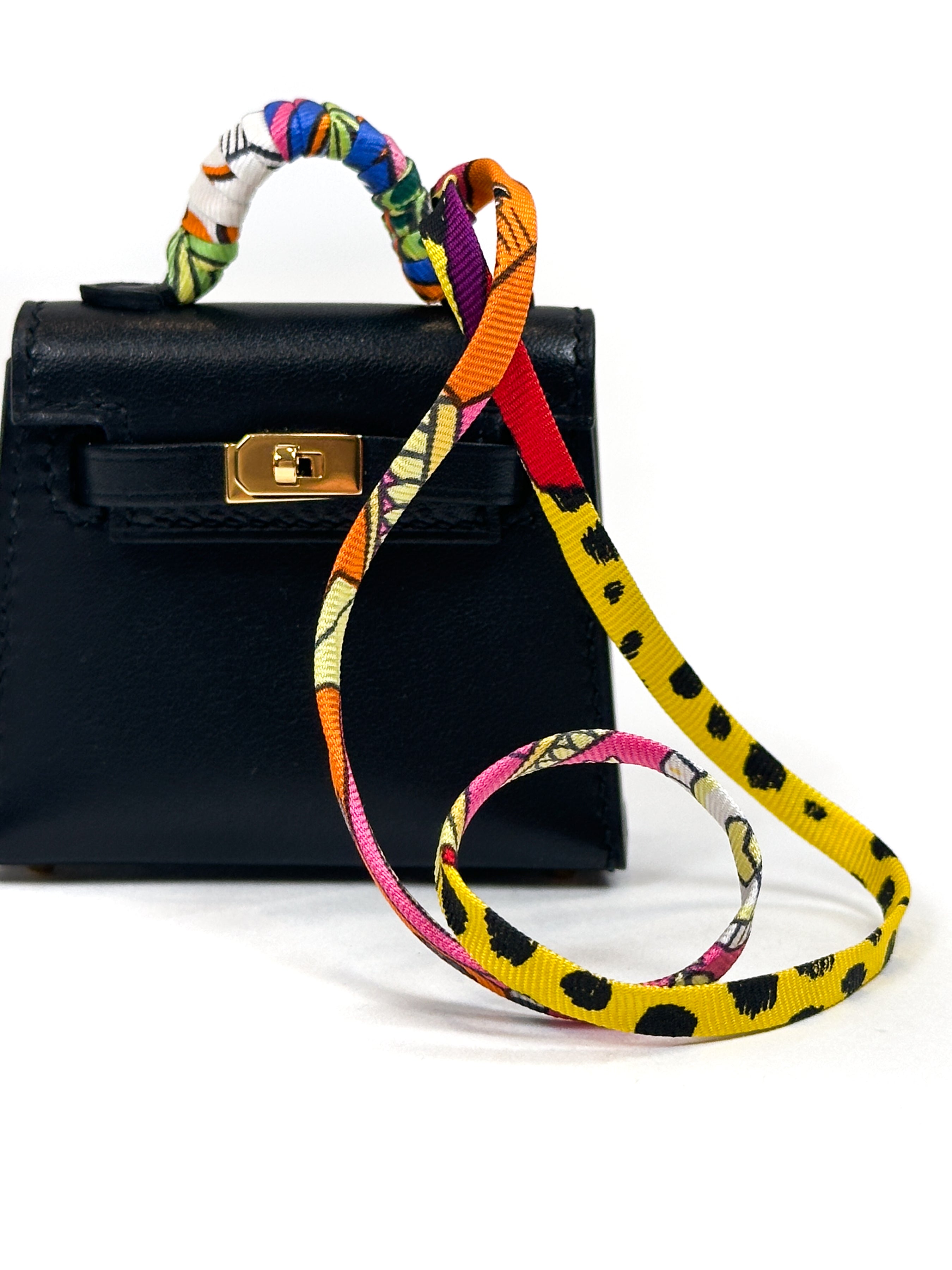 Hermès Kelly Twill Micro Mini Kelly Charm
