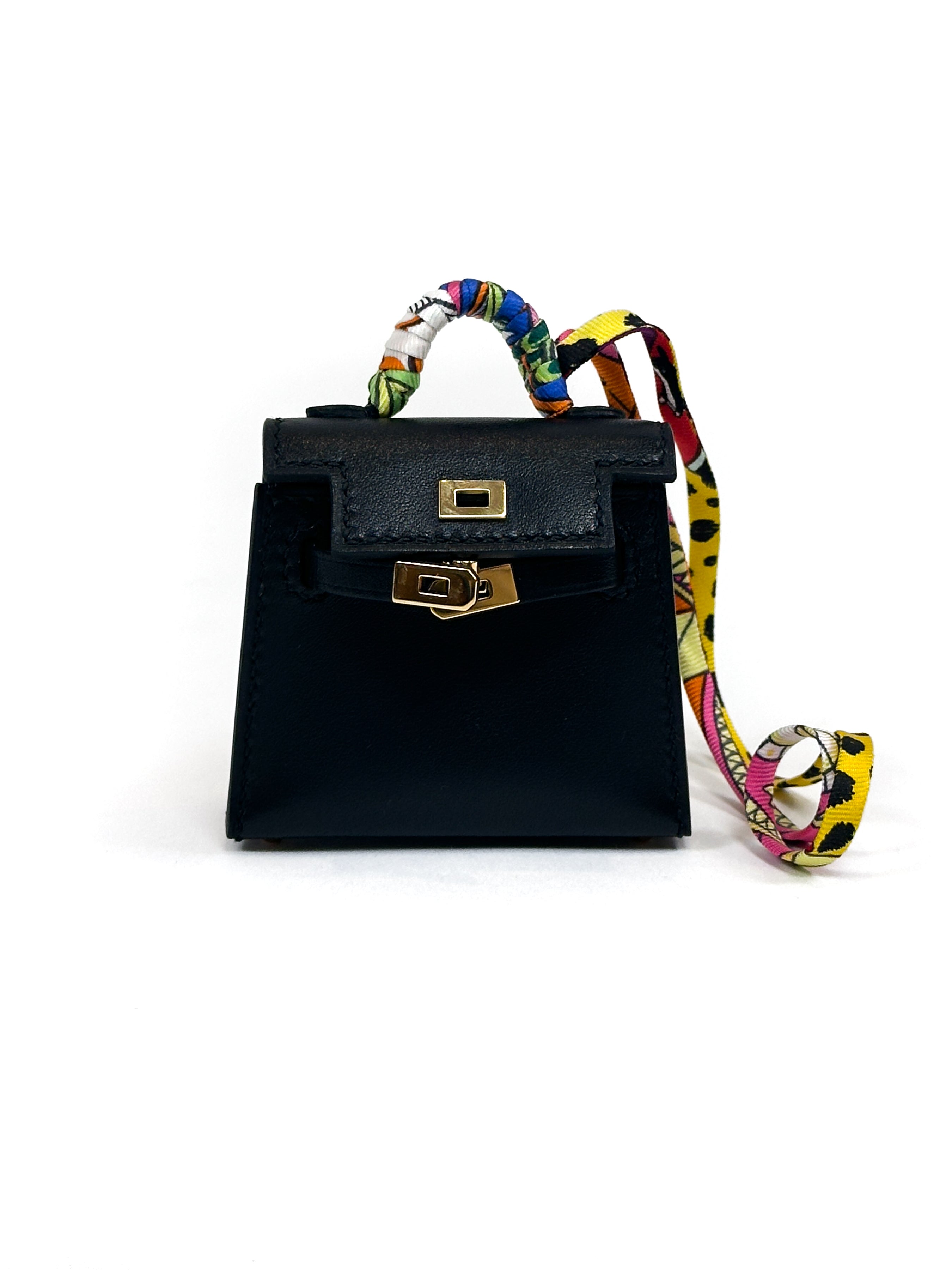 Hermès Kelly Twill Micro Mini Kelly Charm