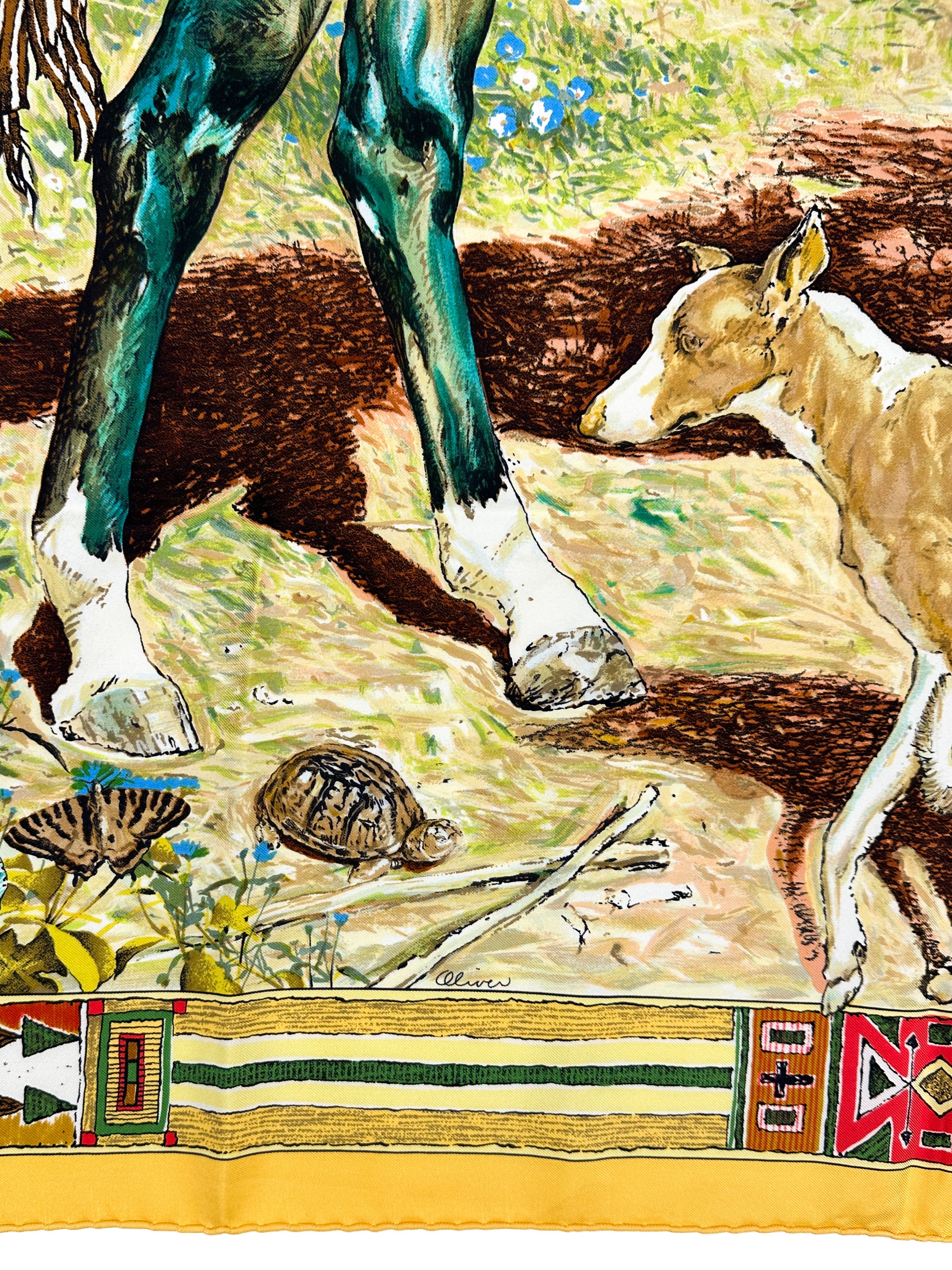 Hermès Les Cheyennes 90