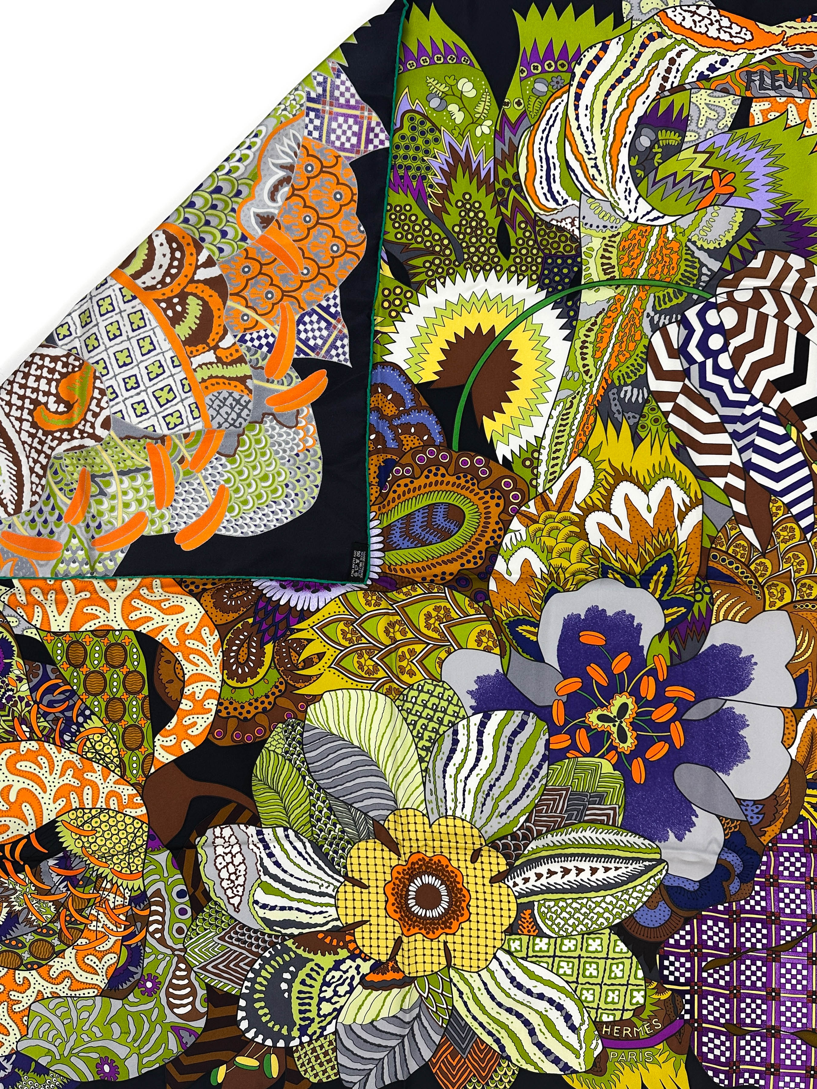Hermès Fleurs d'Indiennes 90