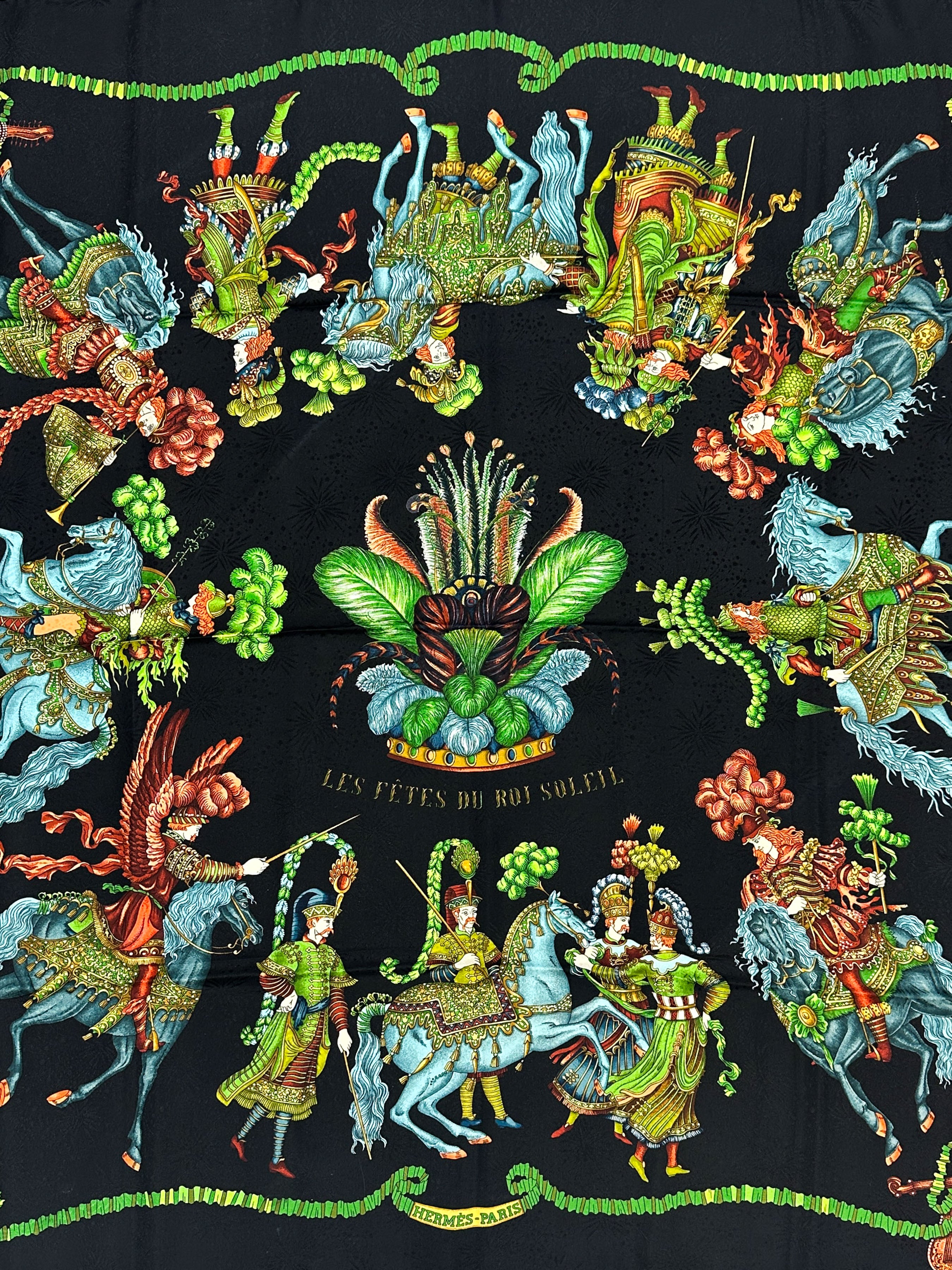 Hermès Les Fêtes du Roi Soleil Jacquard 90