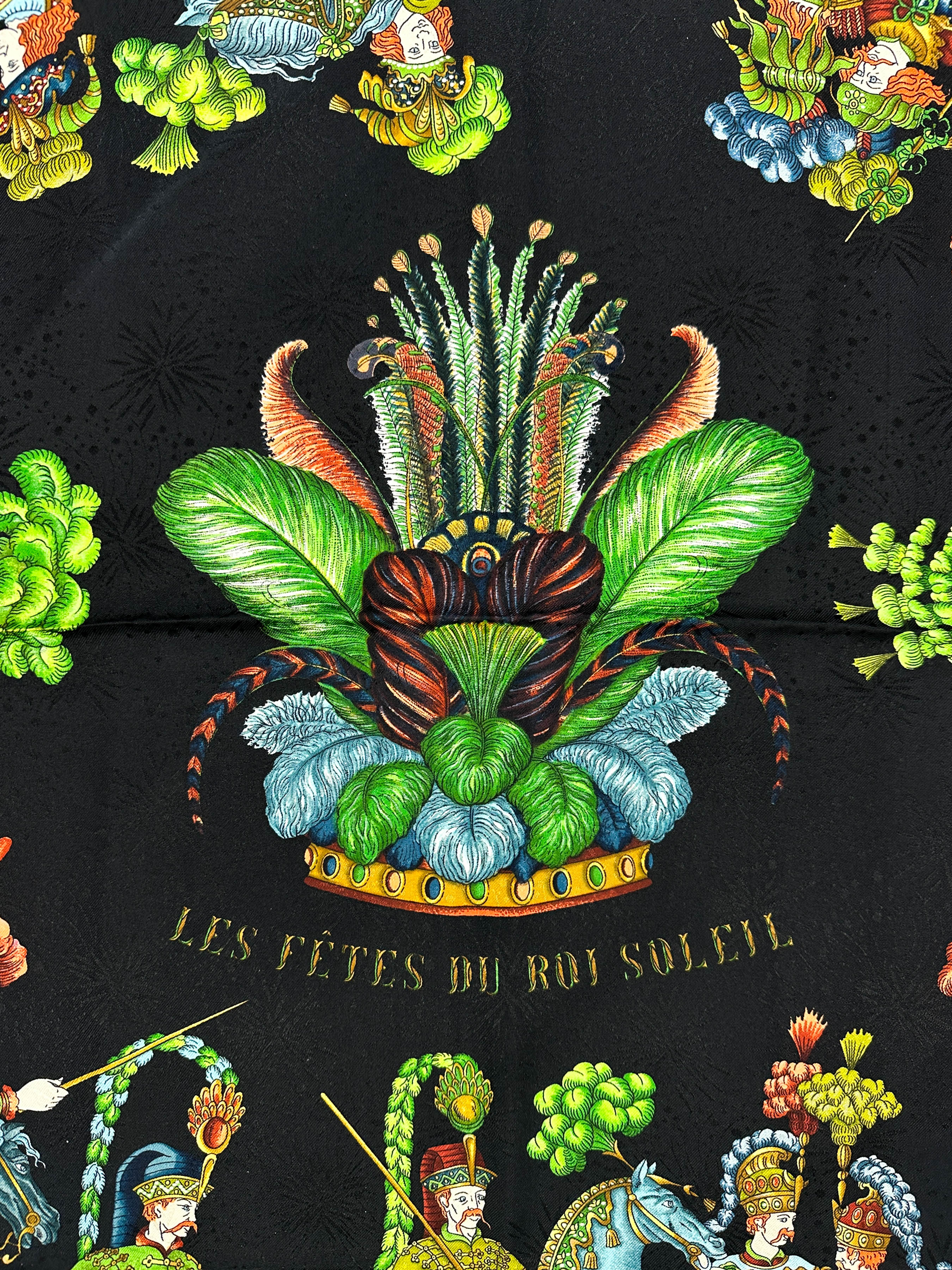 Hermès Les Fêtes du Roi Soleil Jacquard 90