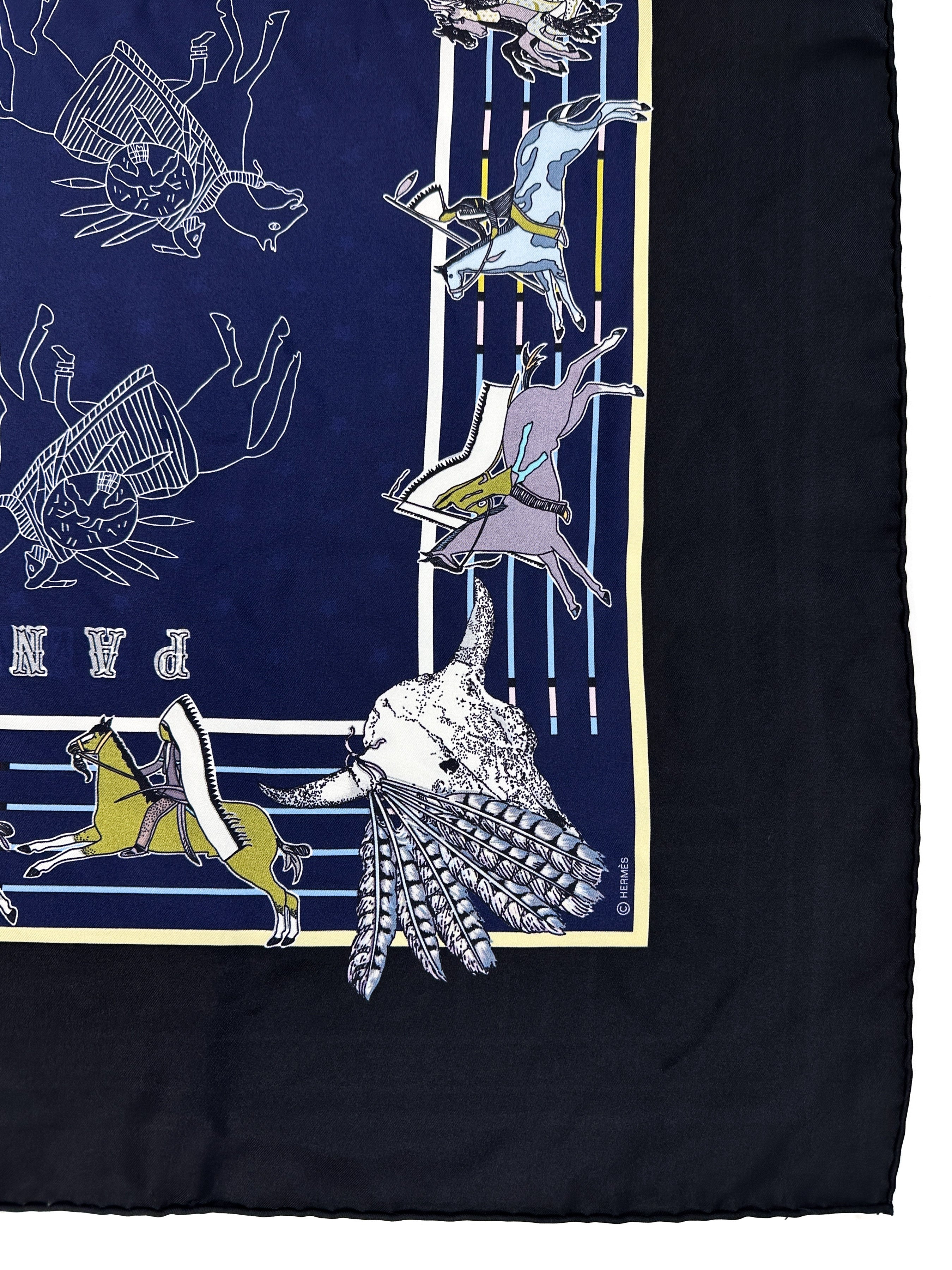 Hermès Pani La Shar Pawnee Double Face 90