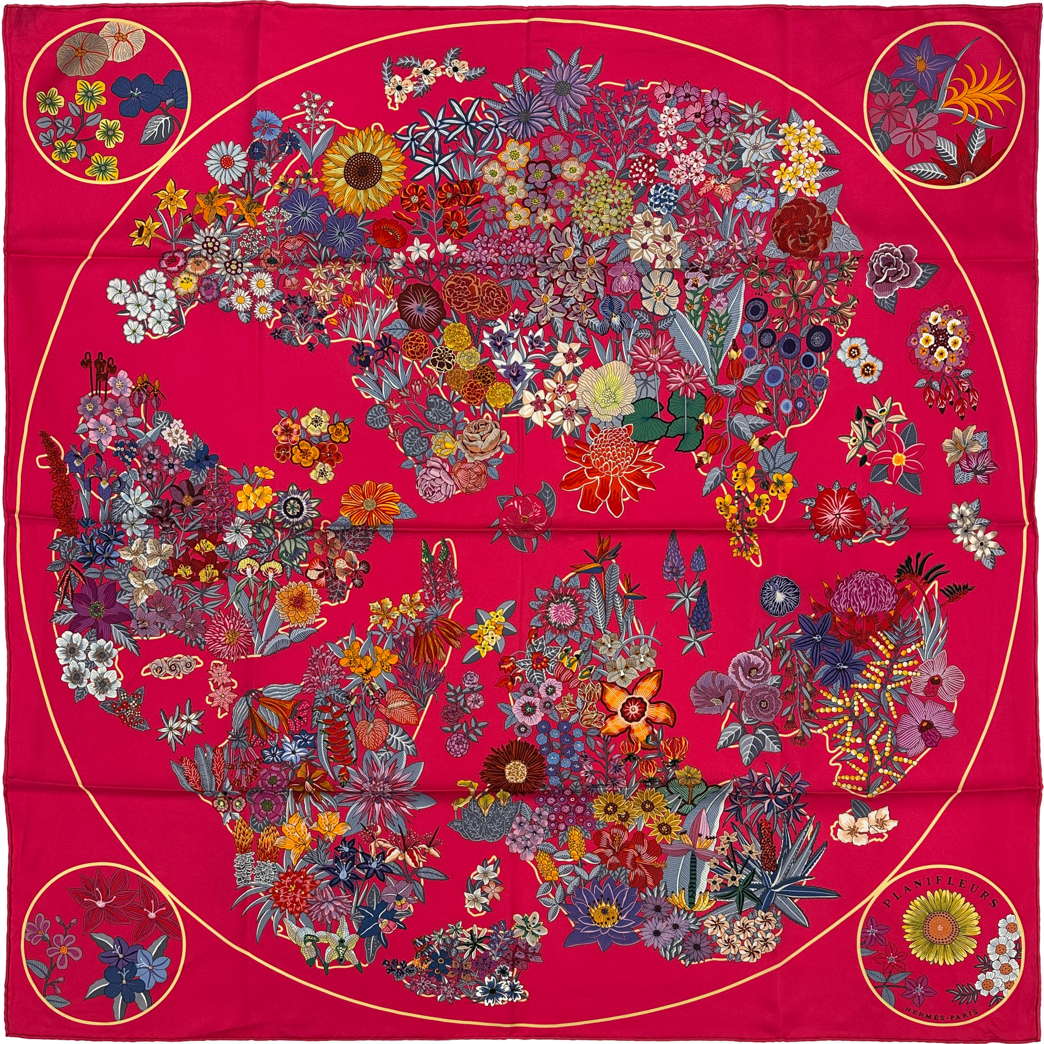 Hermès Planifleurs 90