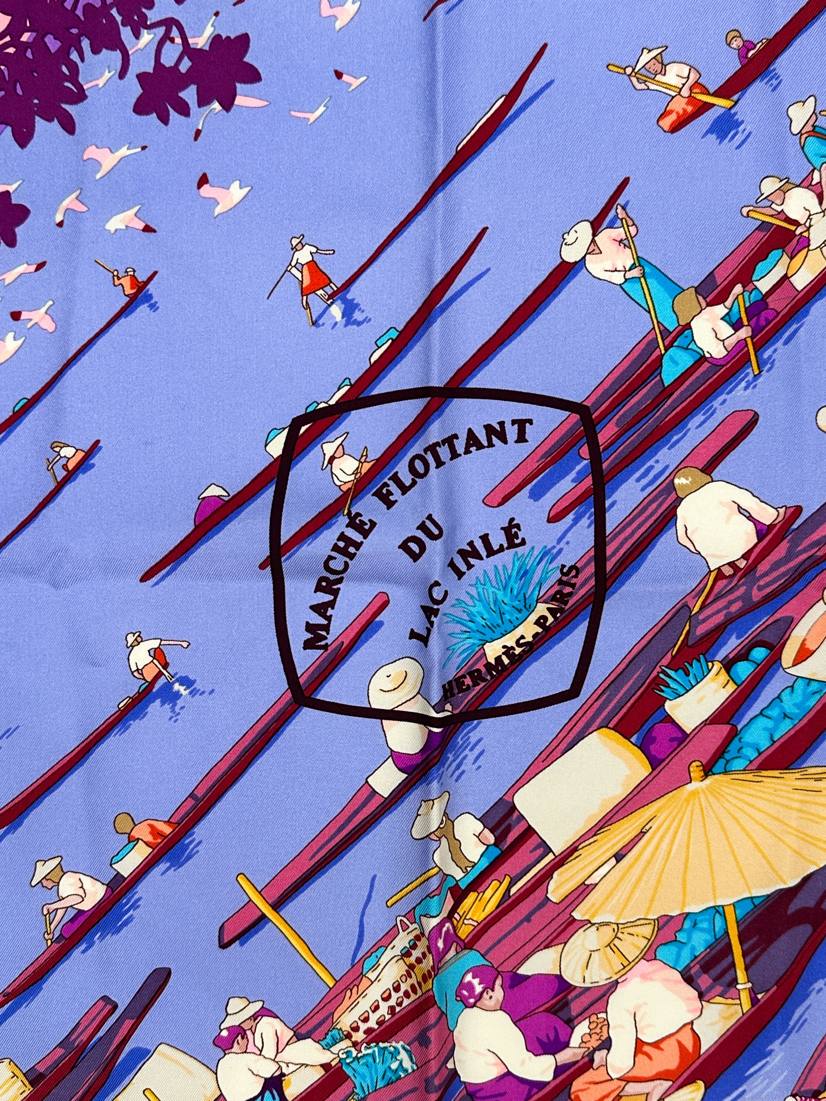 Hermès Marché Flottant Du Lac Inlé 90