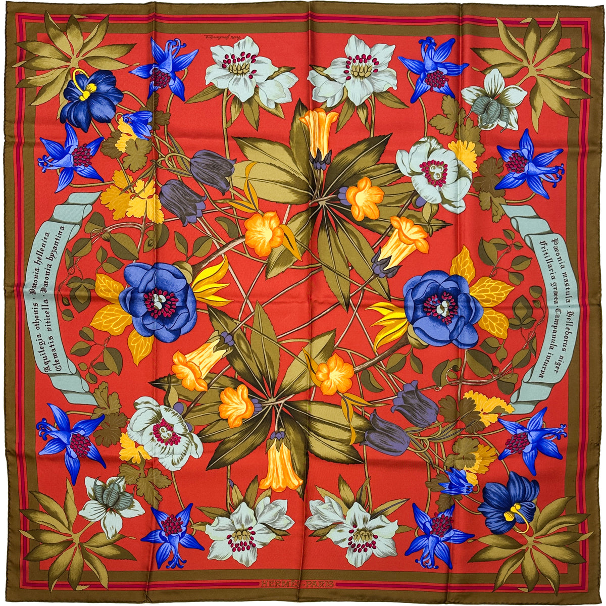 Hermès Fleurs d'Hellade 90