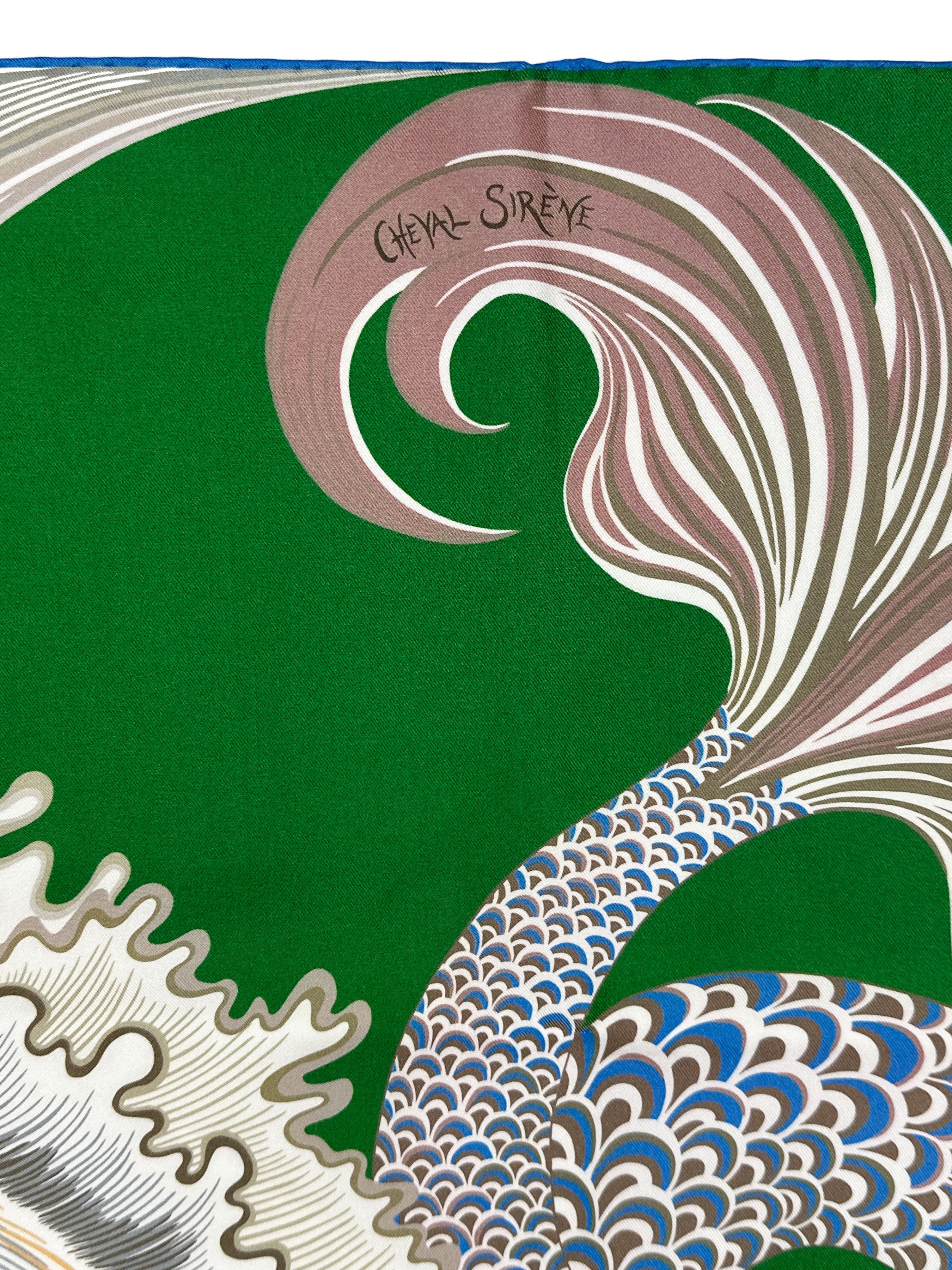 Hermès Cheval Sirene Double Face 90
