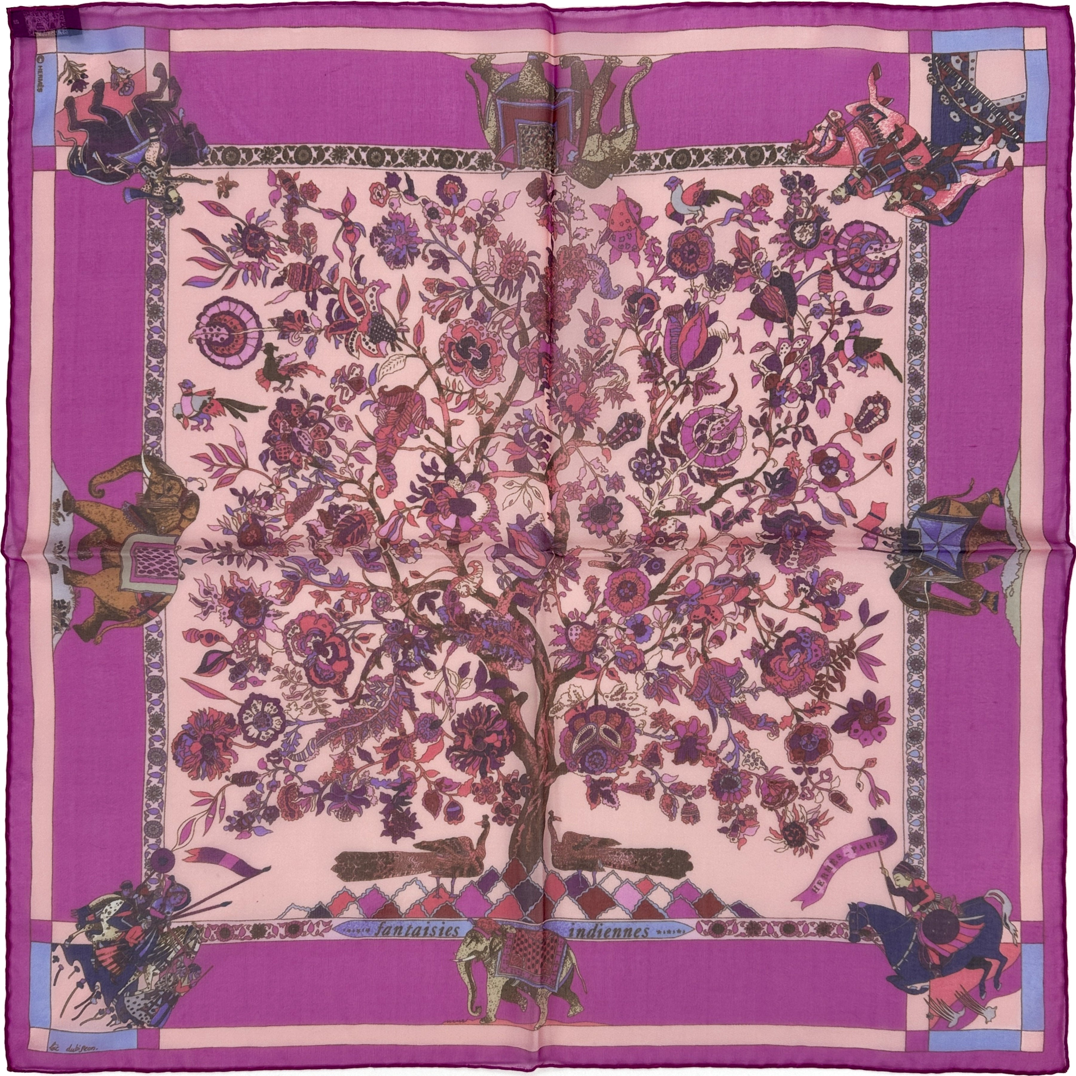 Hermès Fantaisies Indiennes Mousseline 45