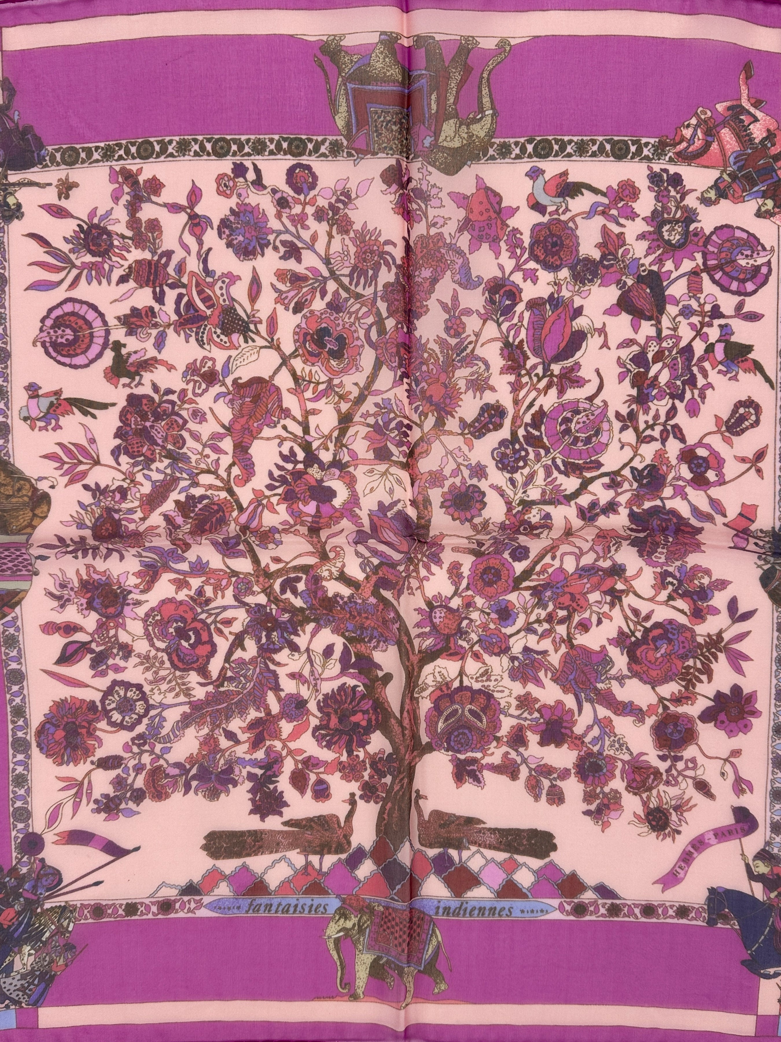 Hermès Fantaisies Indiennes Mousseline 45