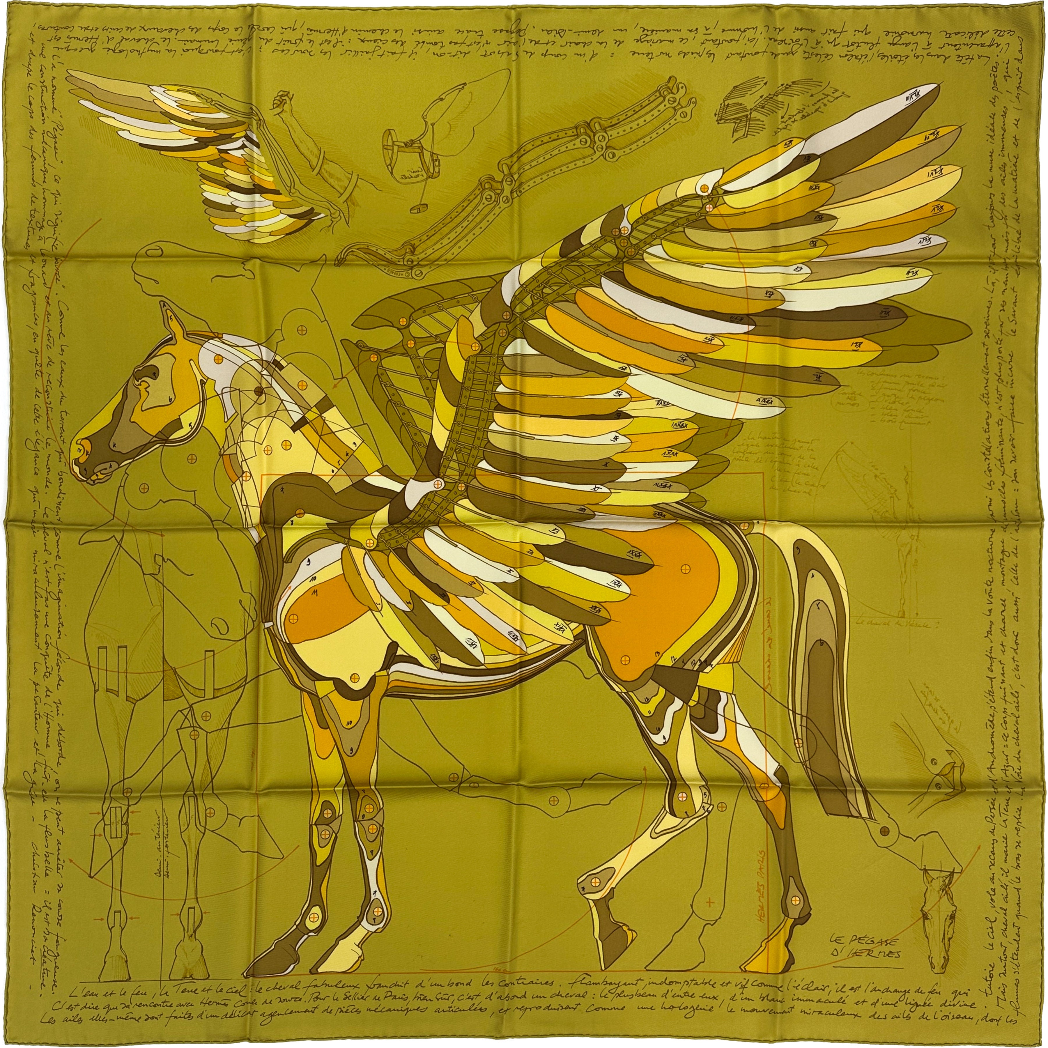 Hermès Le Pégase d'Hermès 90