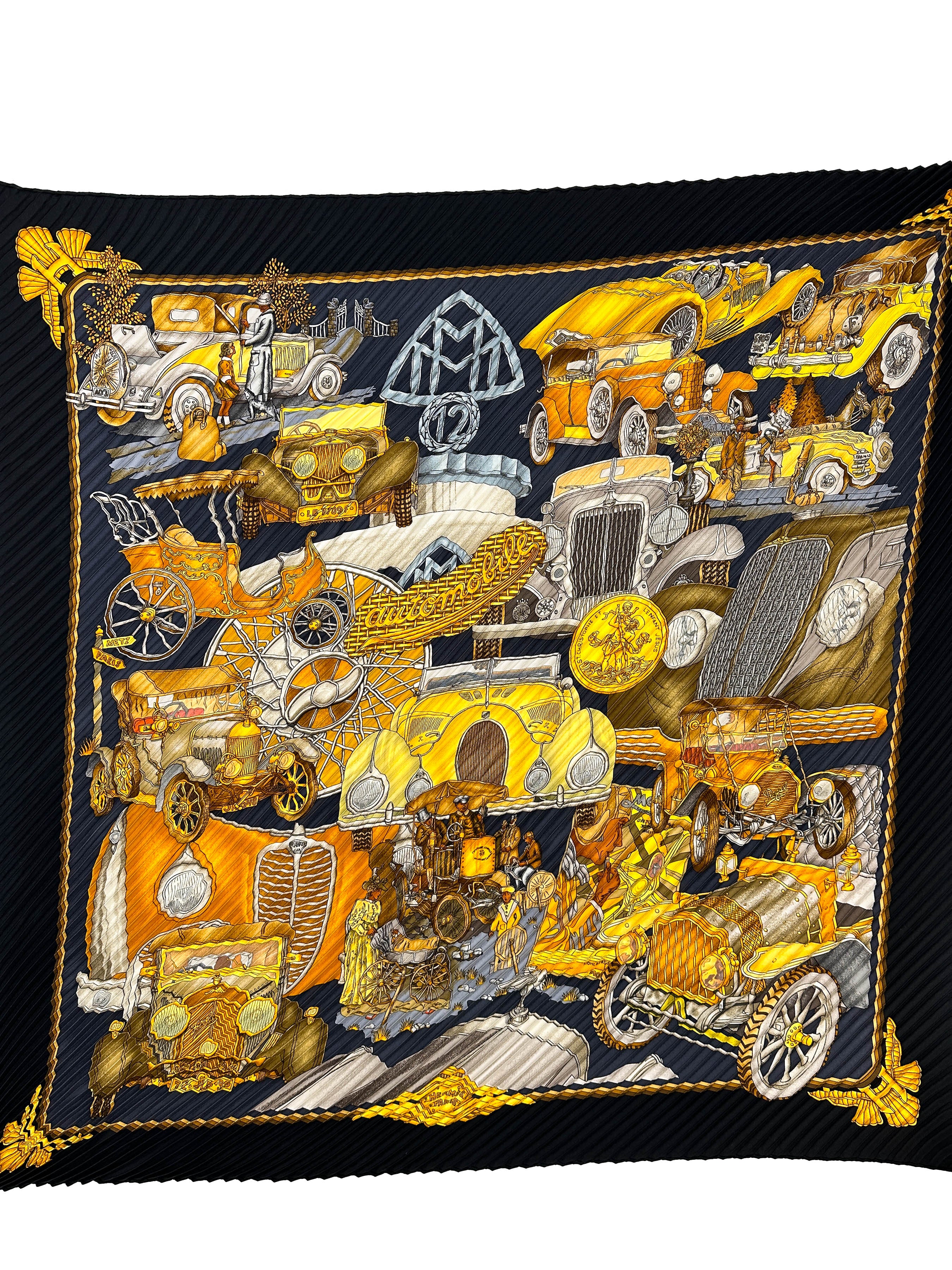 Hermès Automobile Plissé 90