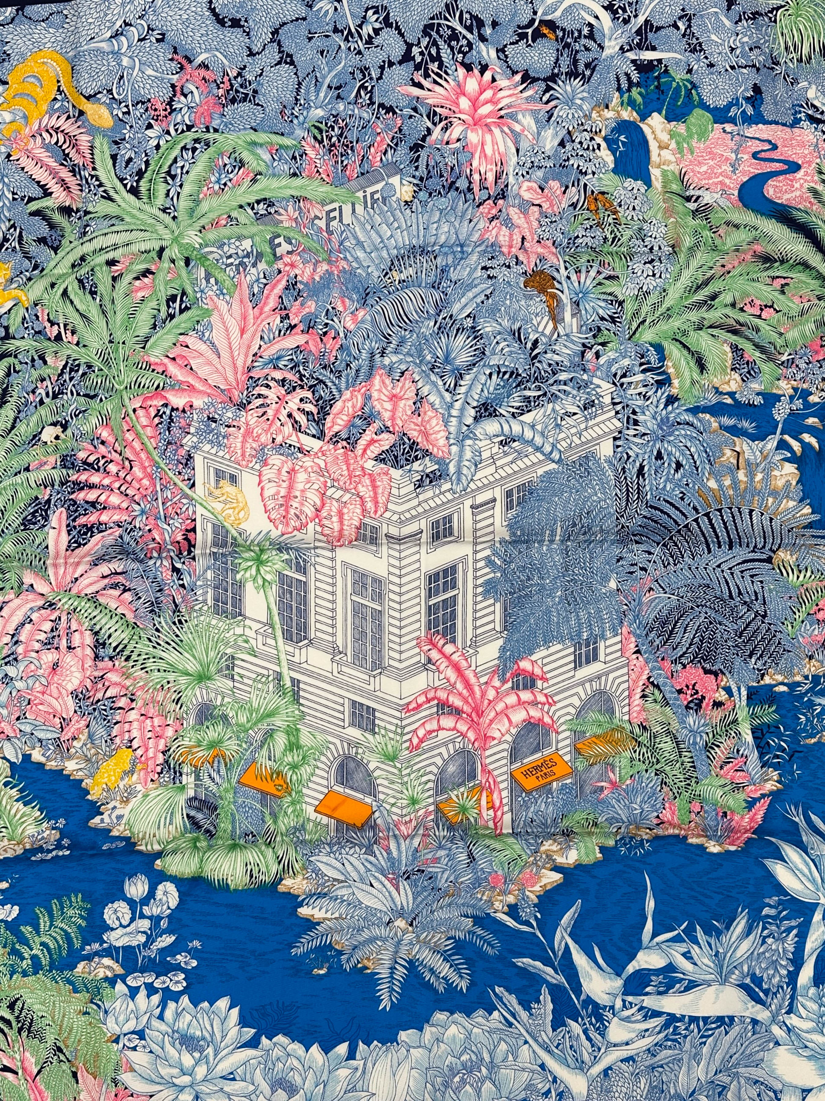 Hermès Faubourg Tropical 90