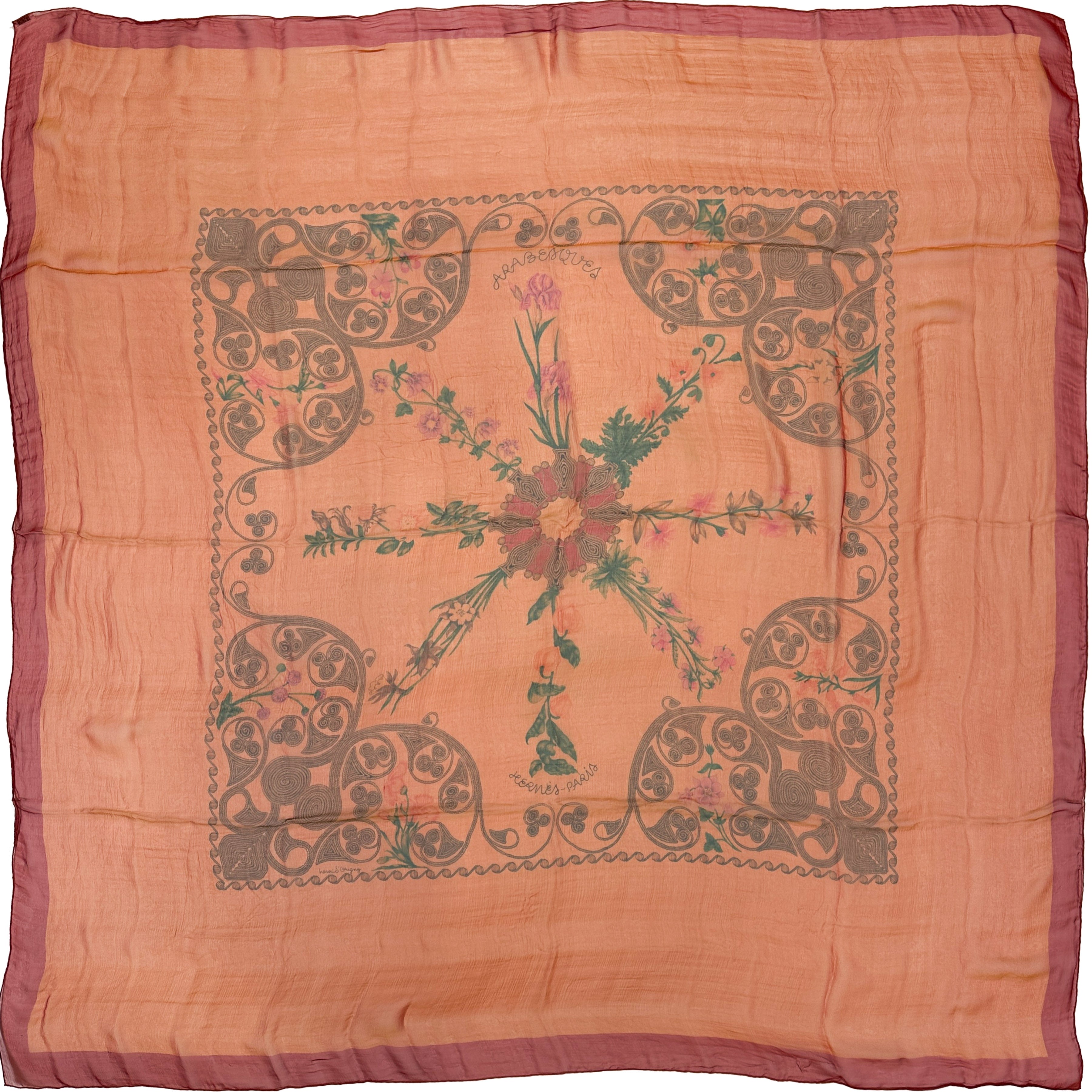 Hermès Arabesques Changeant Mousseline 140