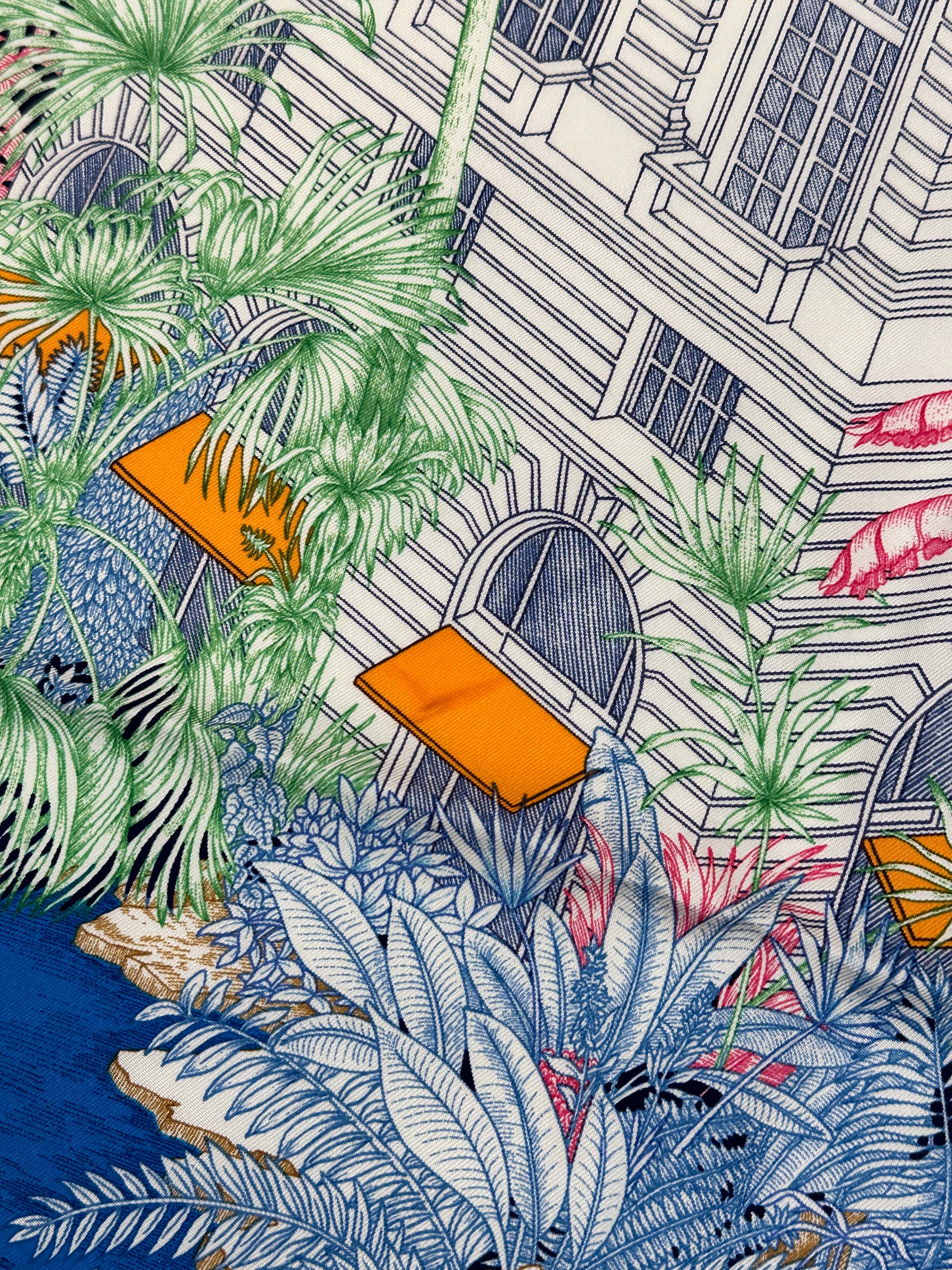 Hermès Faubourg Tropical 90