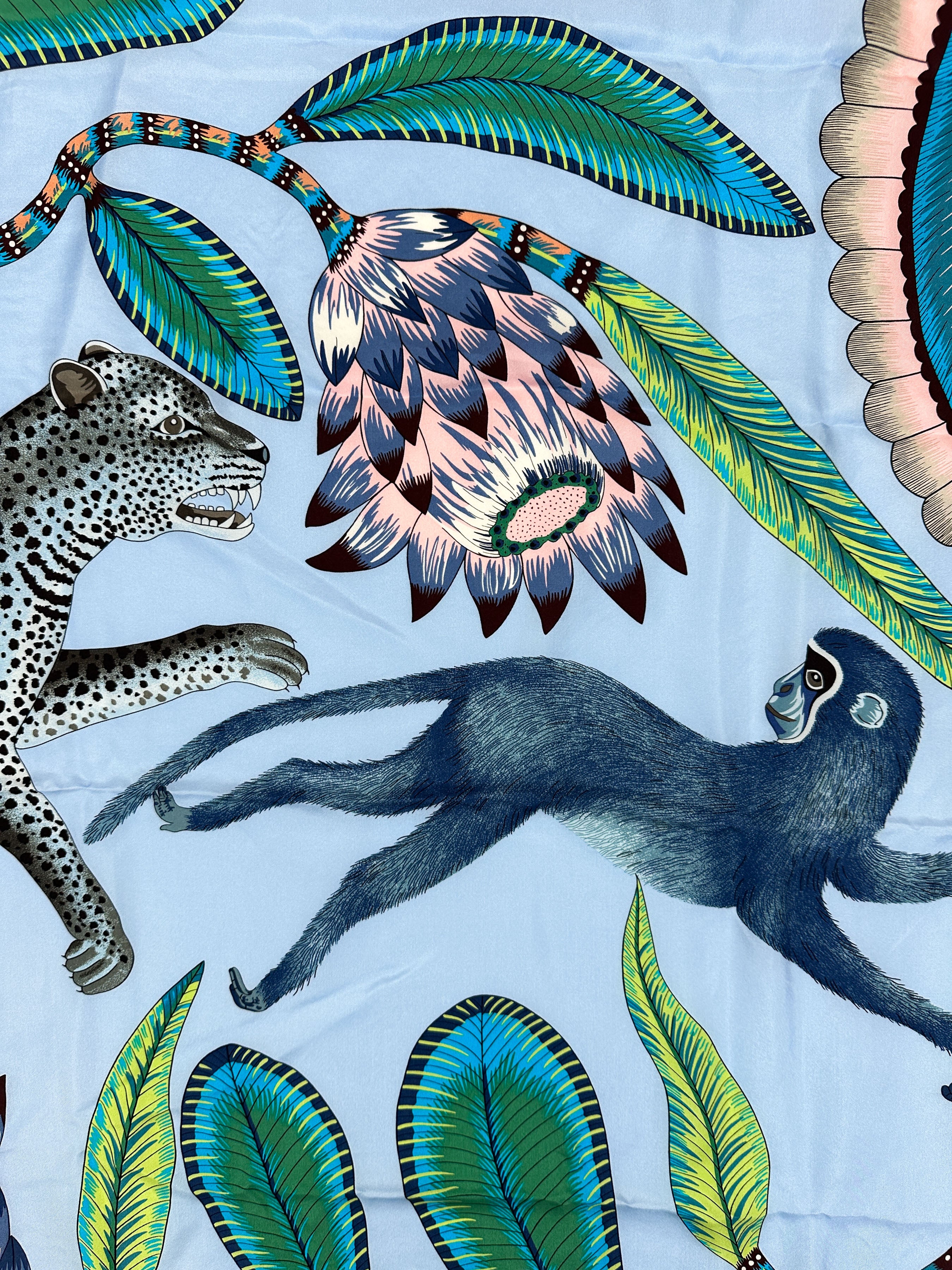 Hermès The Savana Dance Wash Silk 140