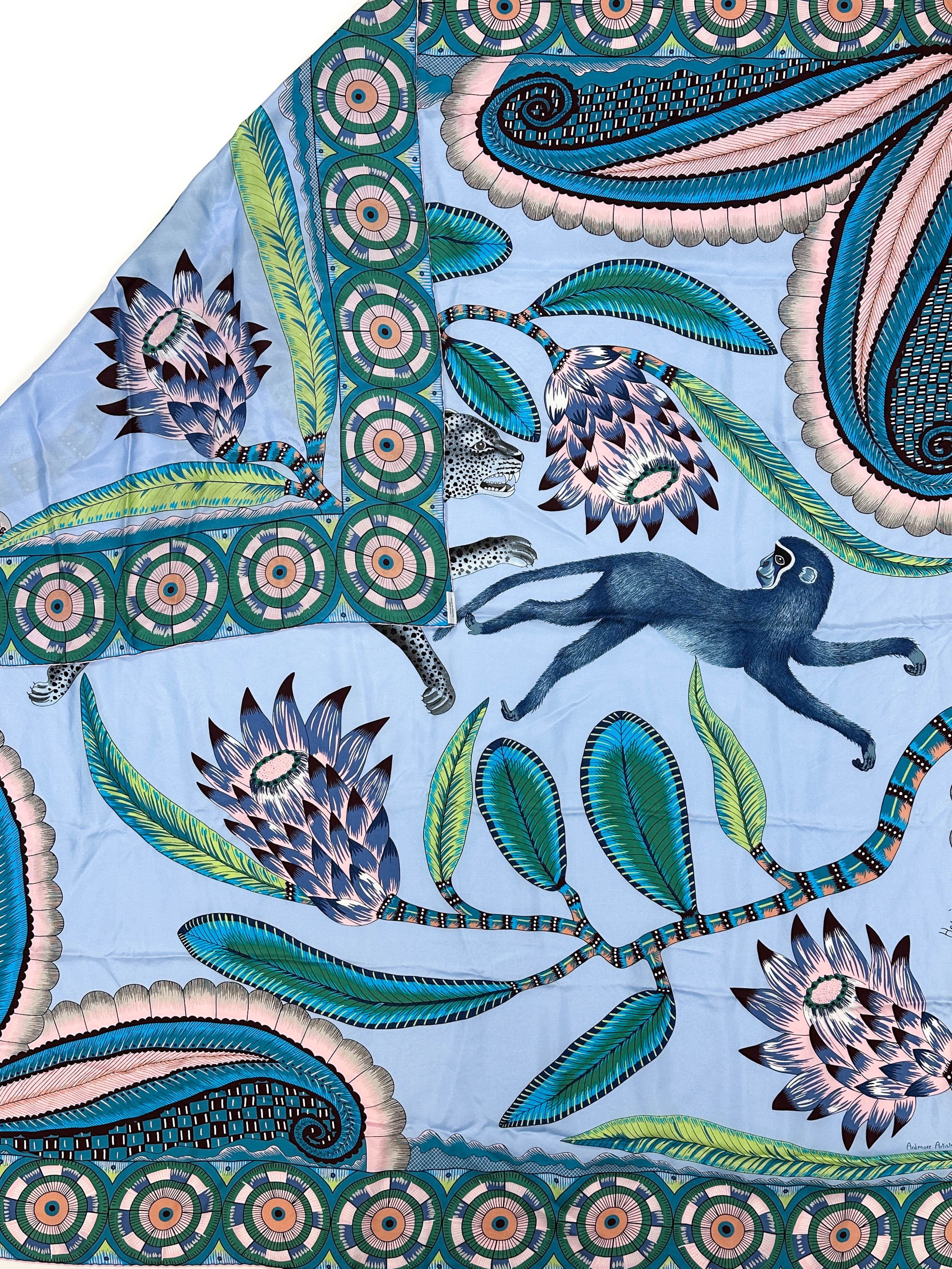 Hermès The Savana Dance Wash Silk 140