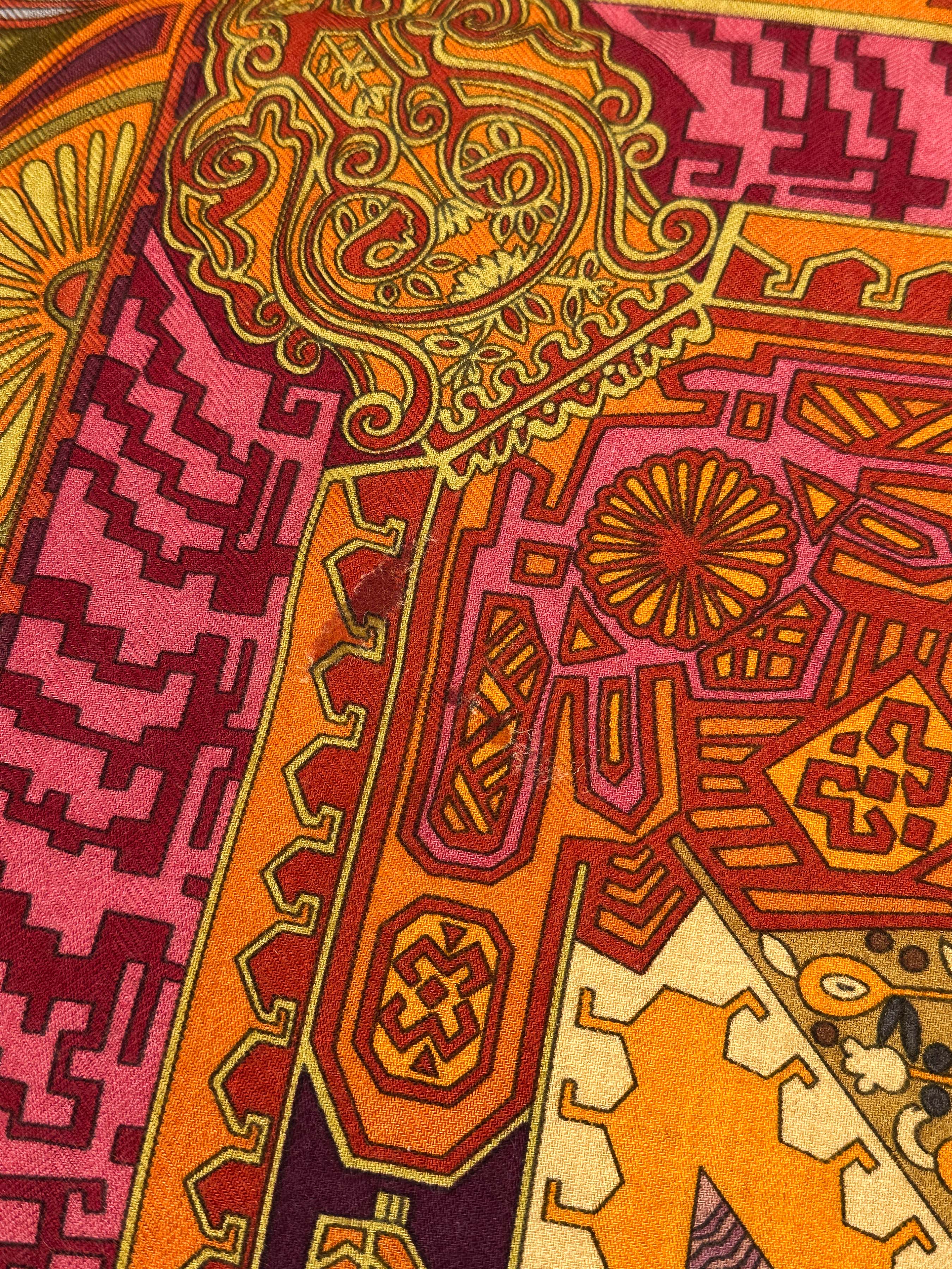 Hermès Sur un Tapis Volant Cashmere Silk 140