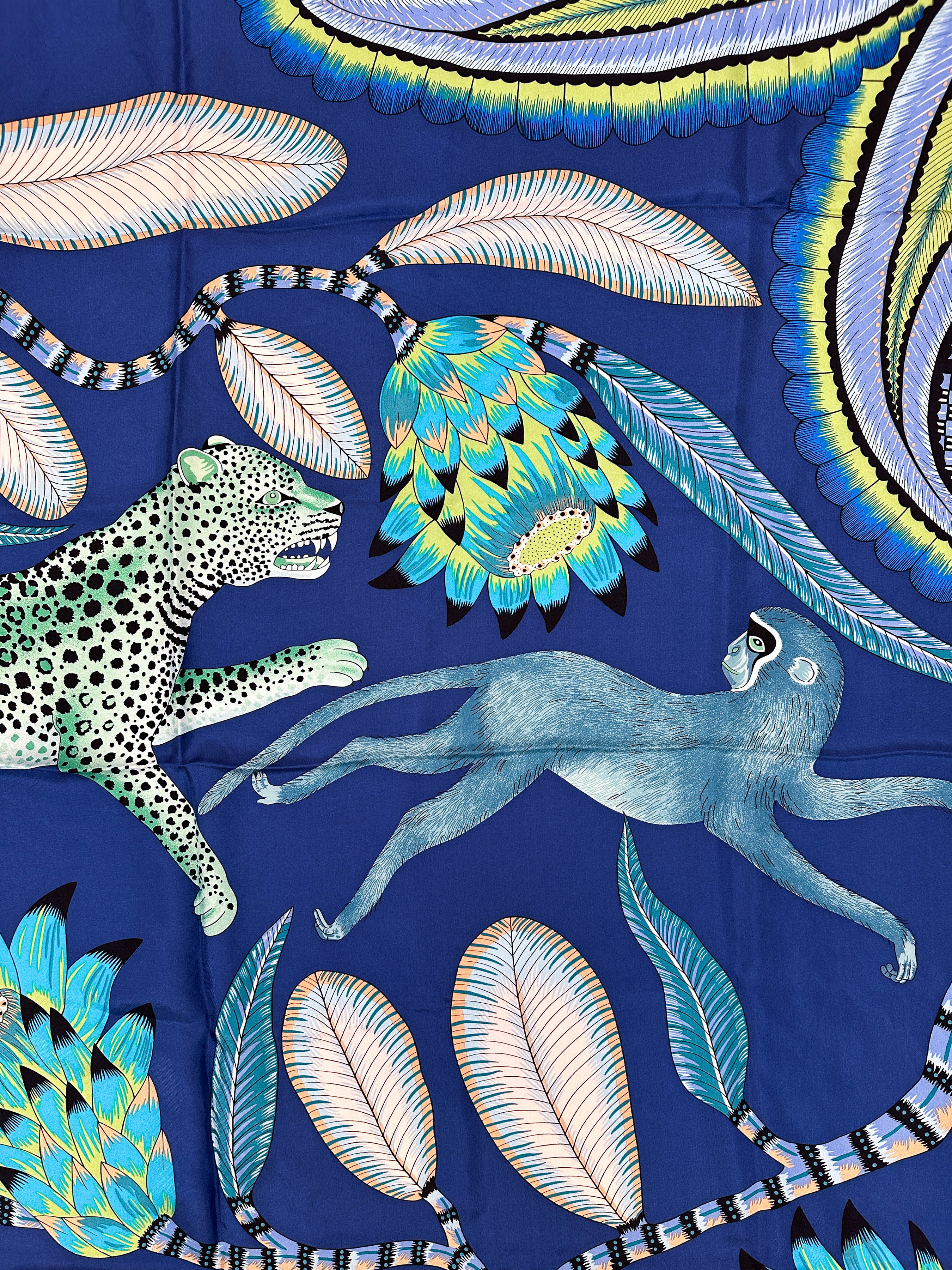 Hermès The Savana Dance Wash Silk 140