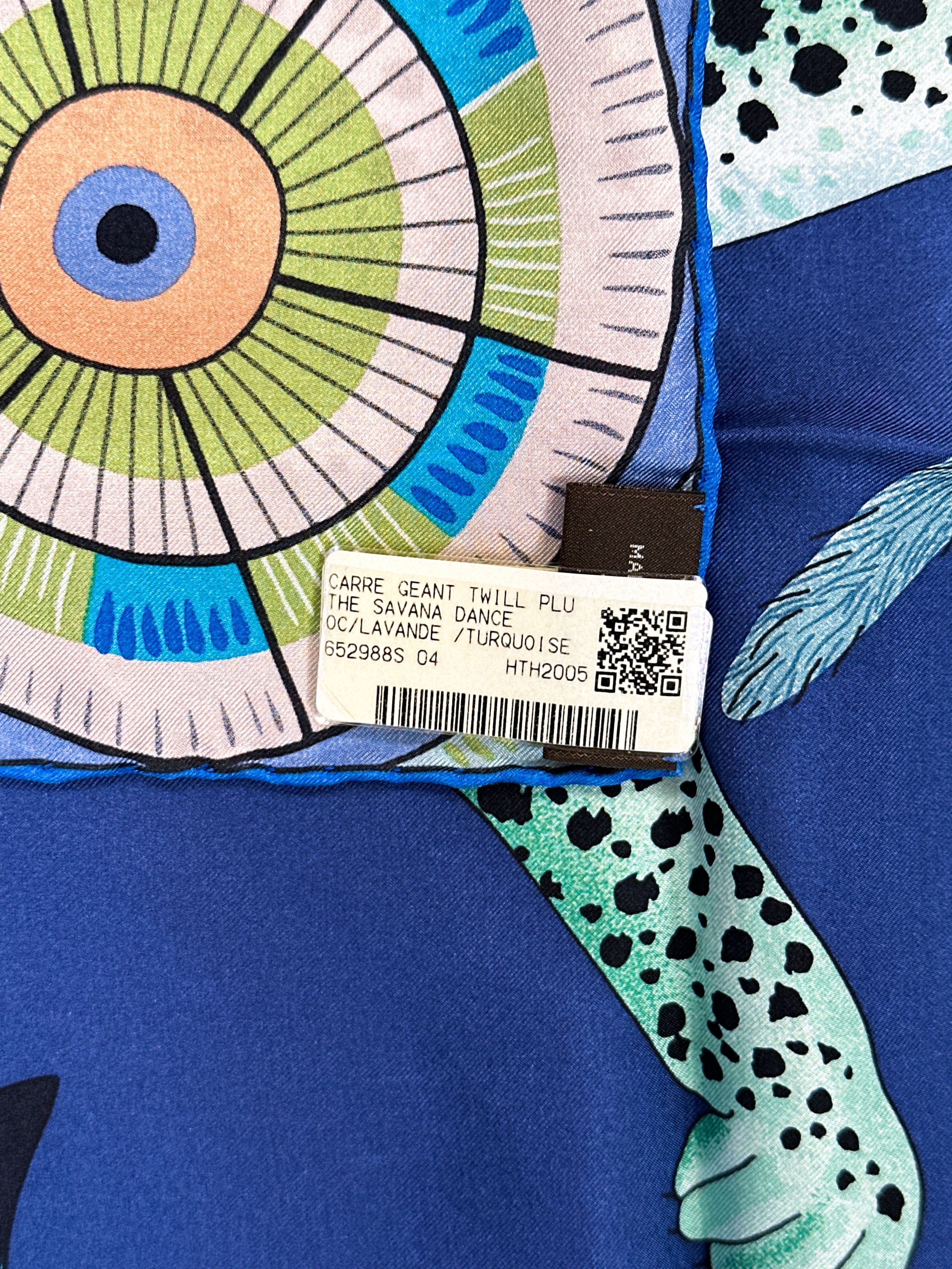 Hermès The Savana Dance Wash Silk 140