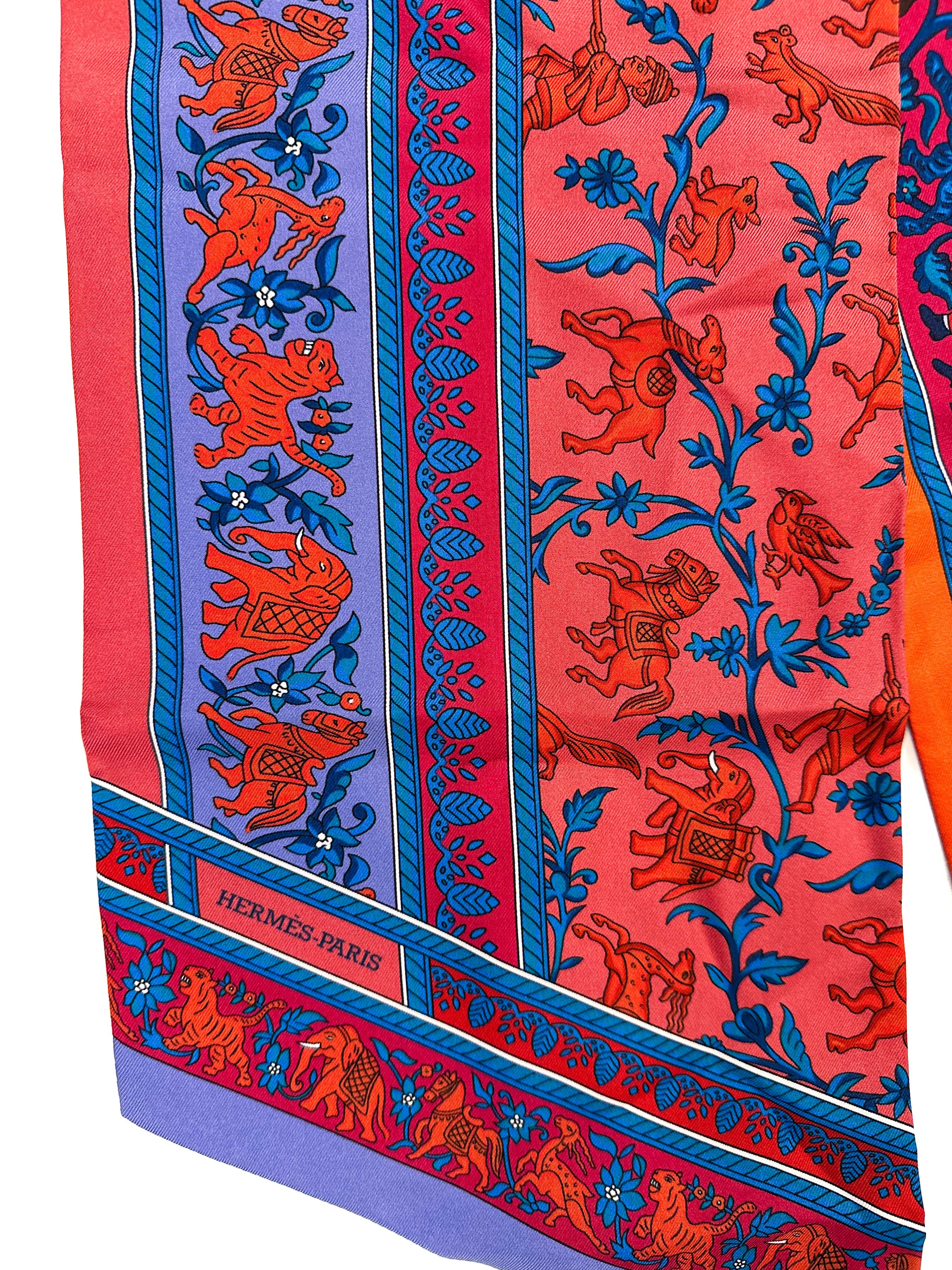Hermès Chasse en Inde Maxi Twilly