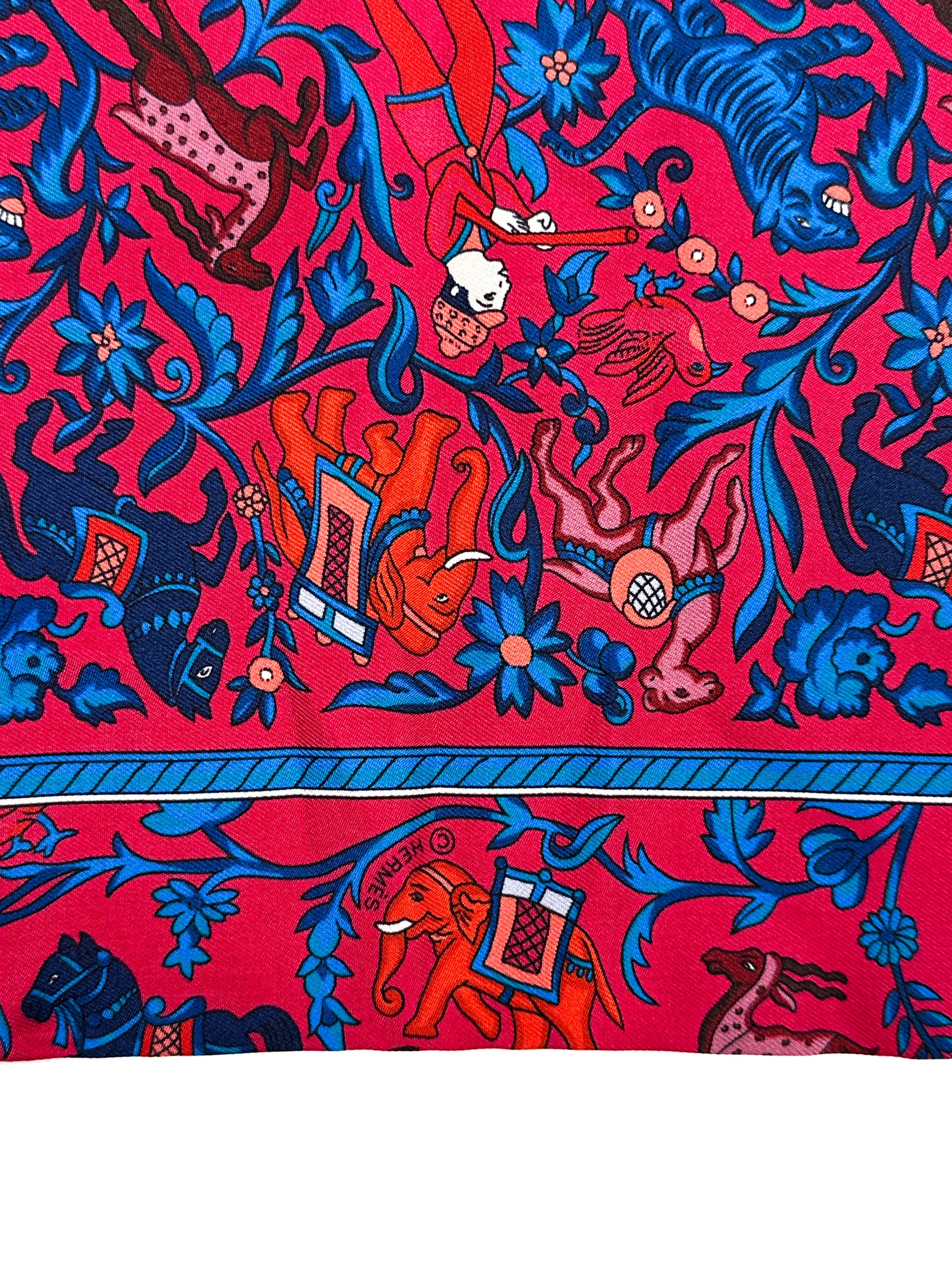Hermès Chasse en Inde Maxi Twilly