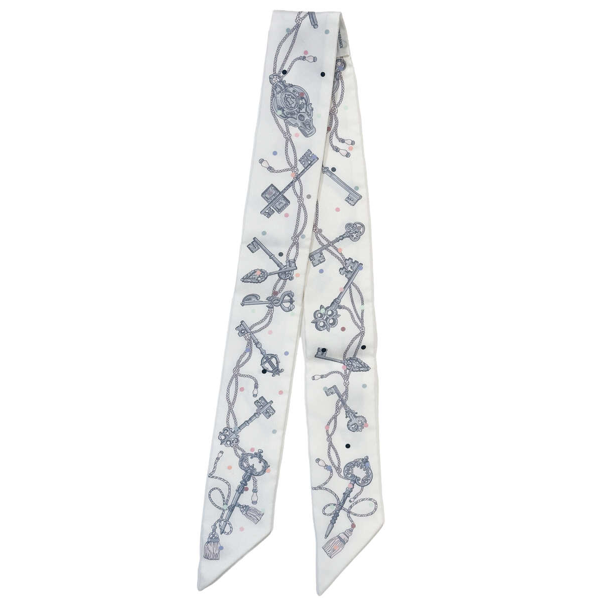 Hermès Les Cles au Pois Twilly