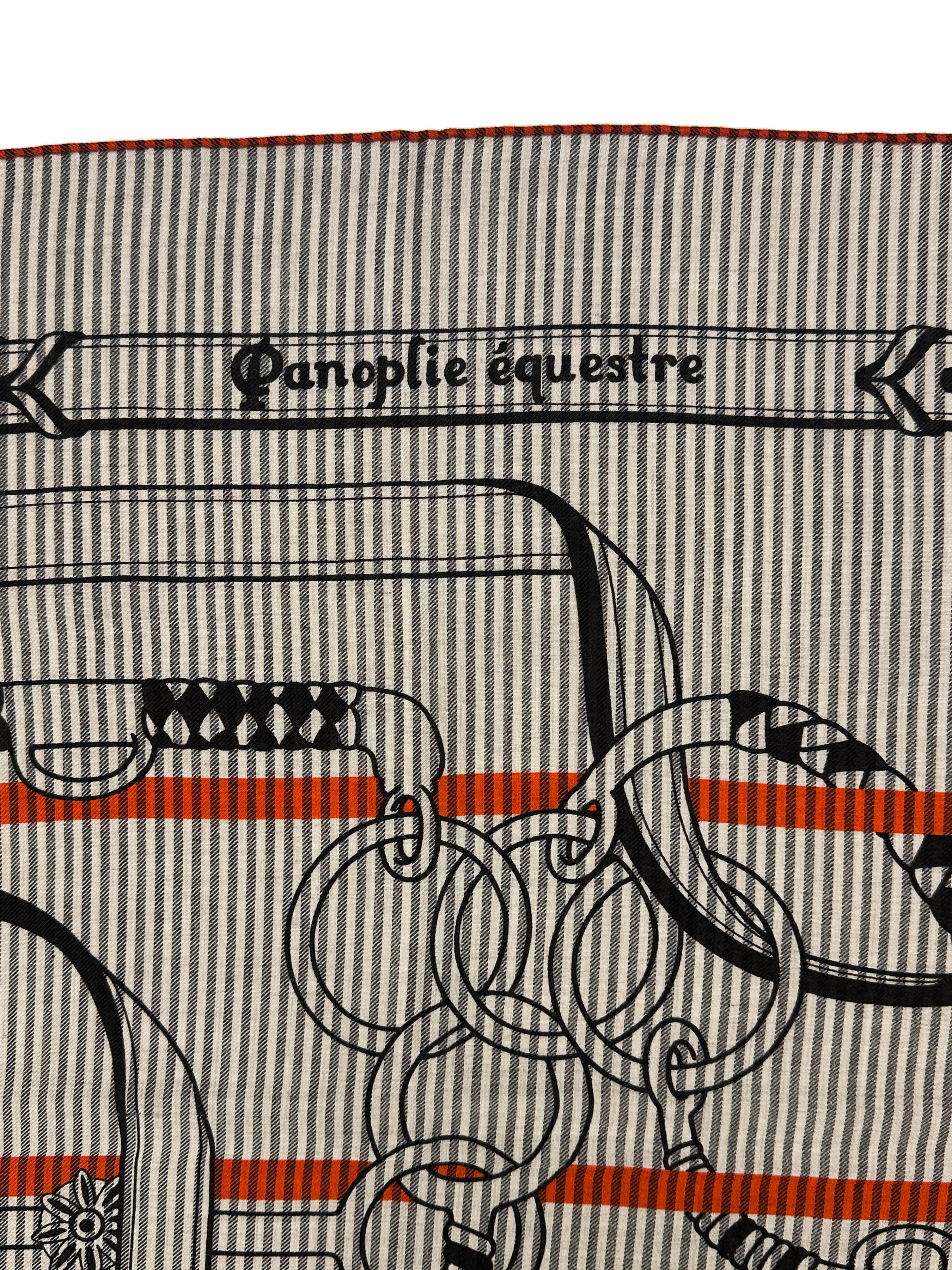 Hermès Panoplie Equestre Eyeliner Cashmere Silk 140