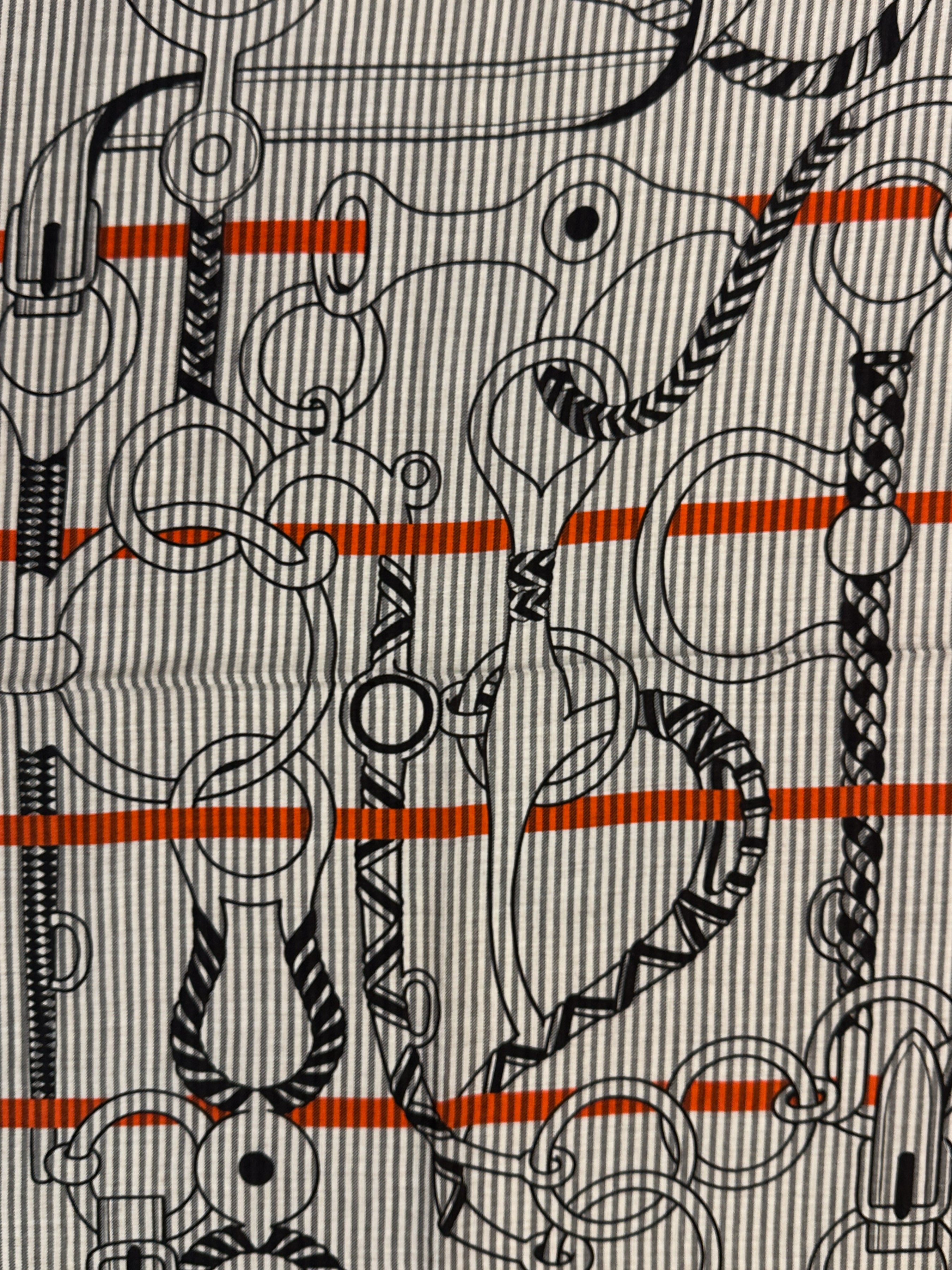 Hermès Panoplie Equestre Eyeliner Cashmere Silk 140