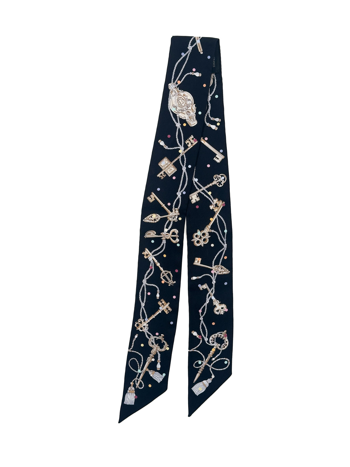 Hermès Les Cles au Pois Twilly