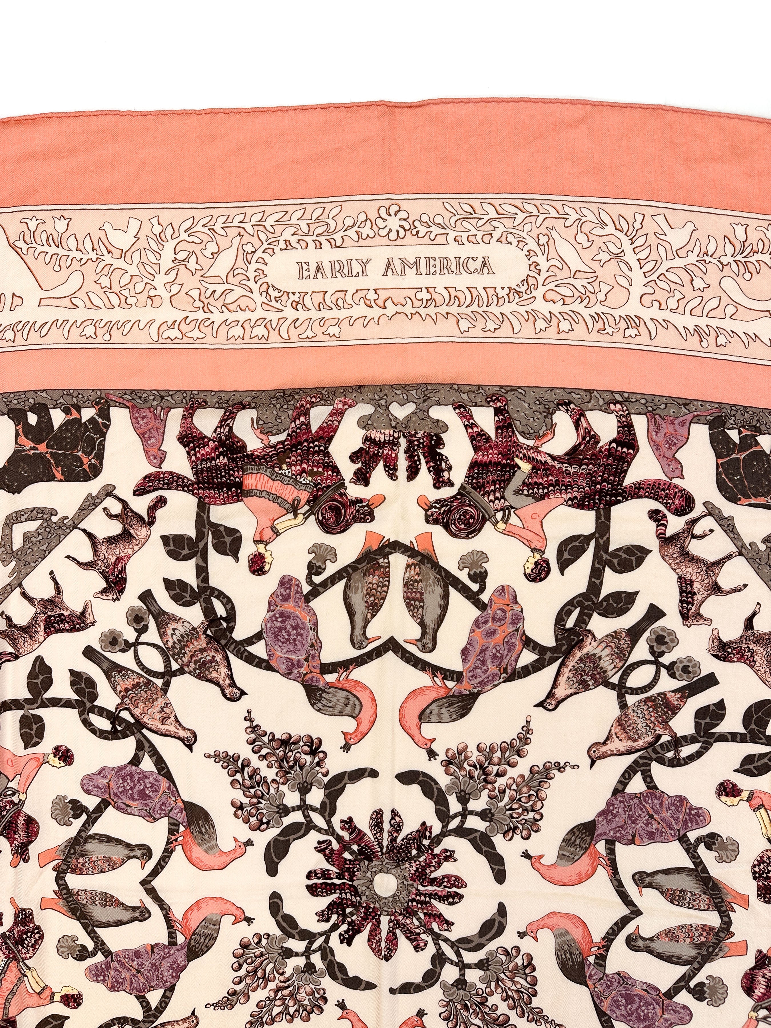 Hermès Early America Cashmere Silk 140